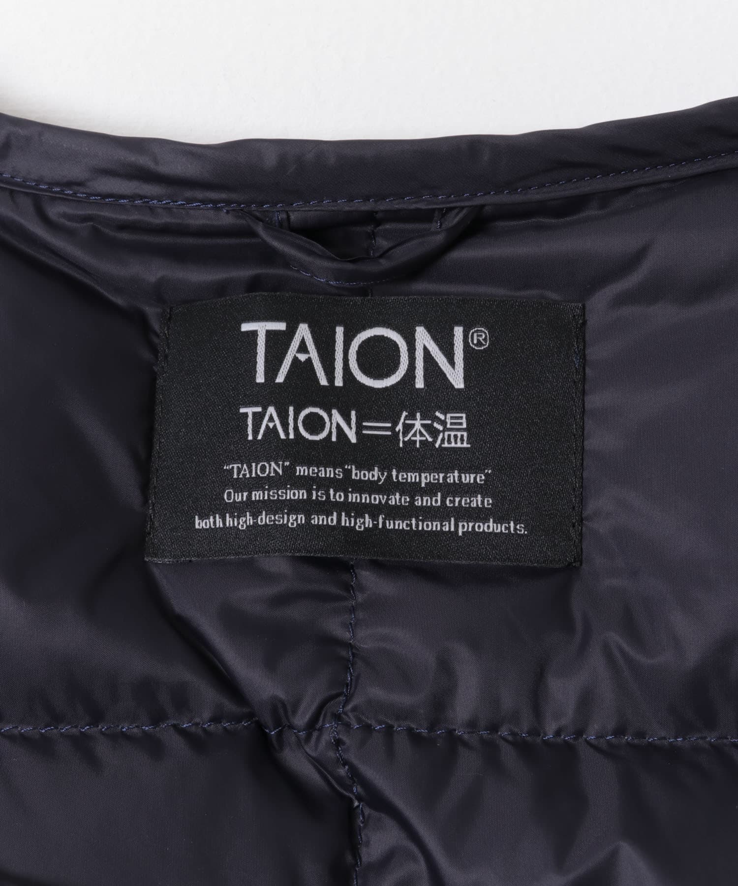 『別注』TAION×DOORS　ショートスリーブAラインライトダウン D.NAVY one