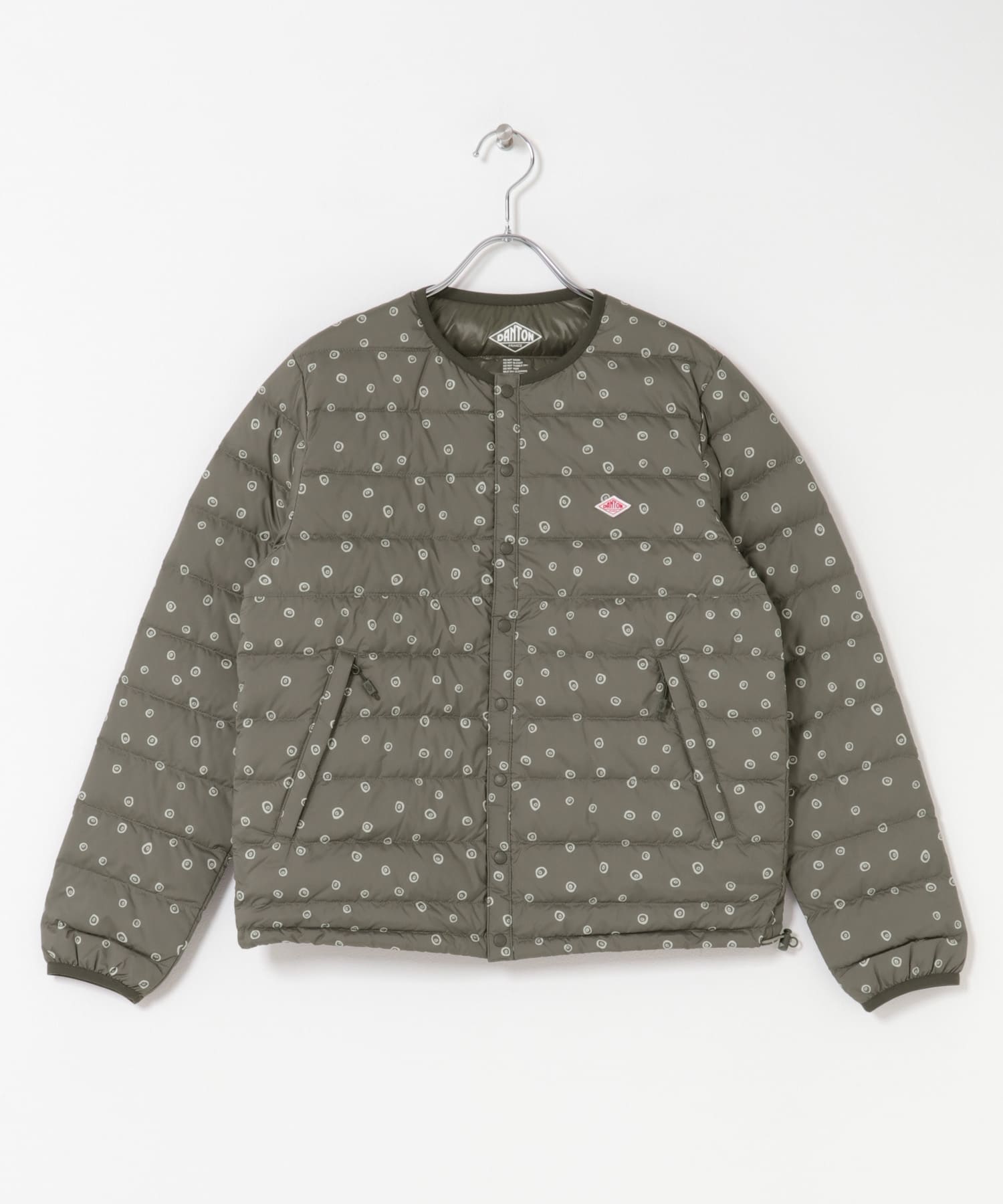 DANTON INNERDOWN CREWNECKJACKET(S BEIGE DOT): アウター｜URBAN