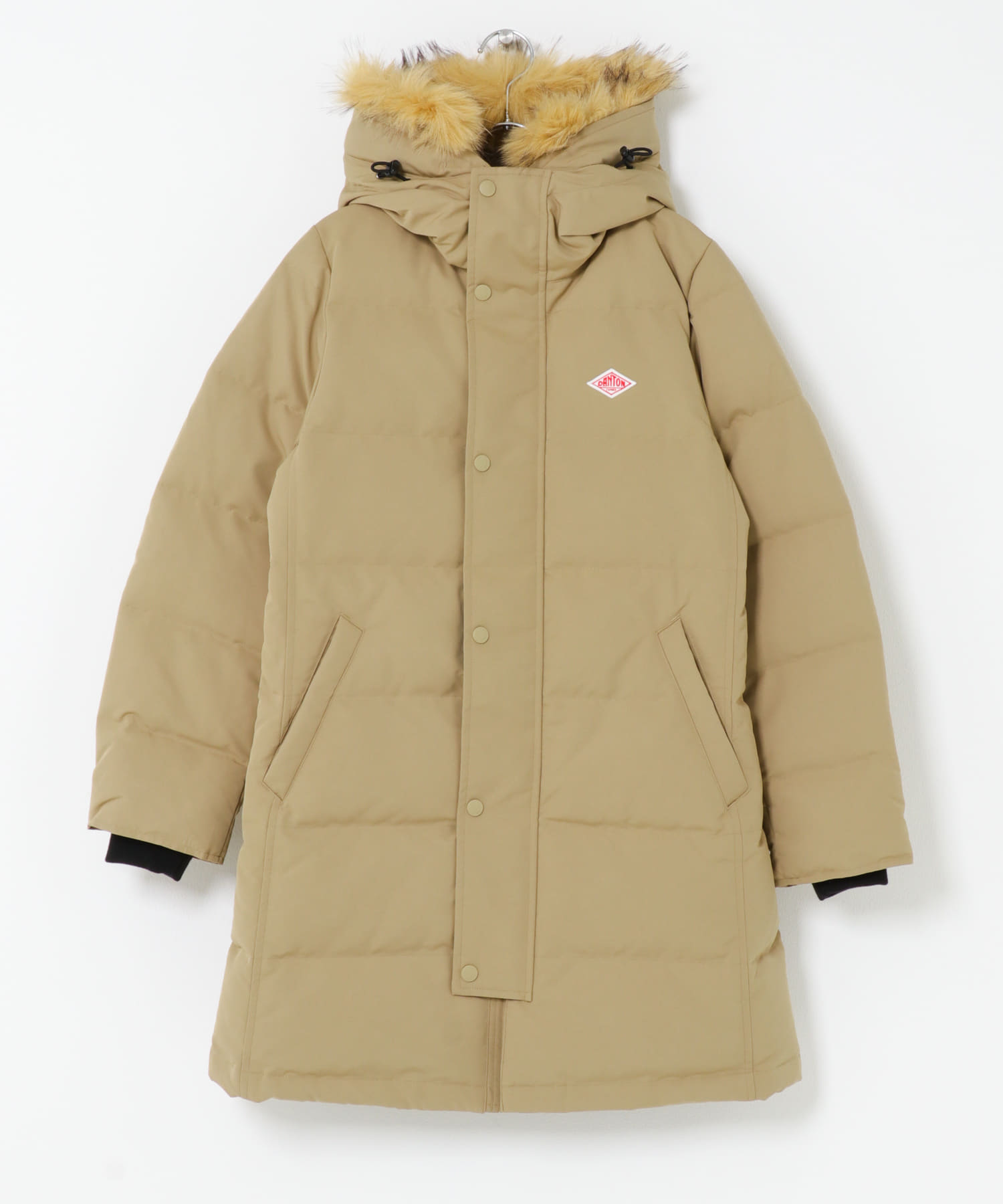 DANTON　FAKE FAR HOODED DOWN COAT