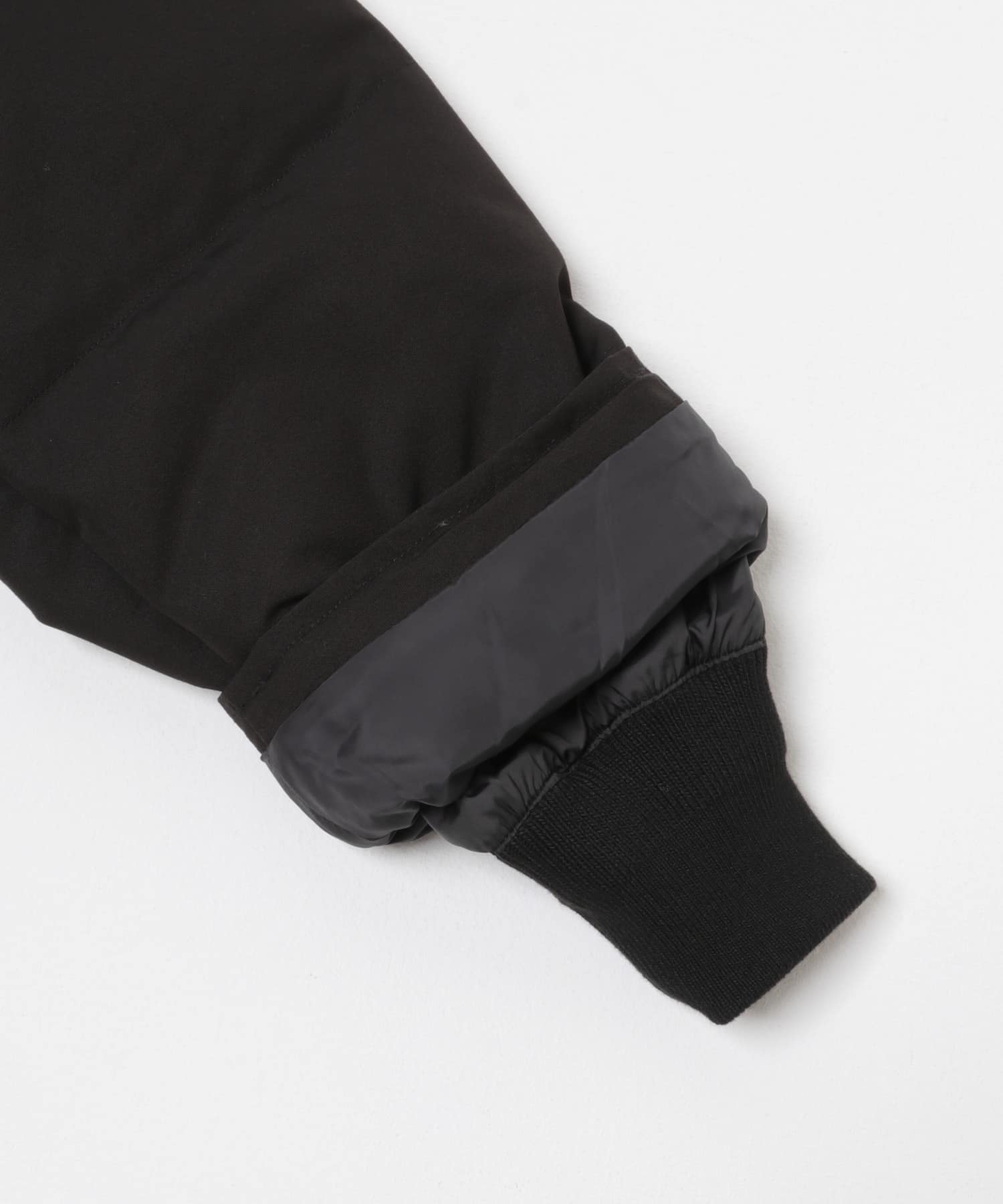 DANTON　FAKE FAR HOODED DOWN COAT BLACK S