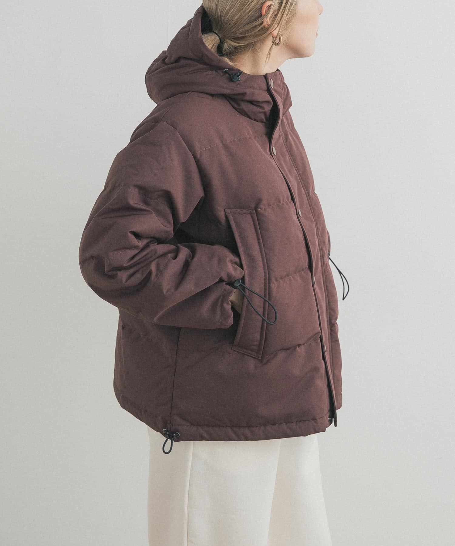 DANTON　DOWN HOODED JACKET