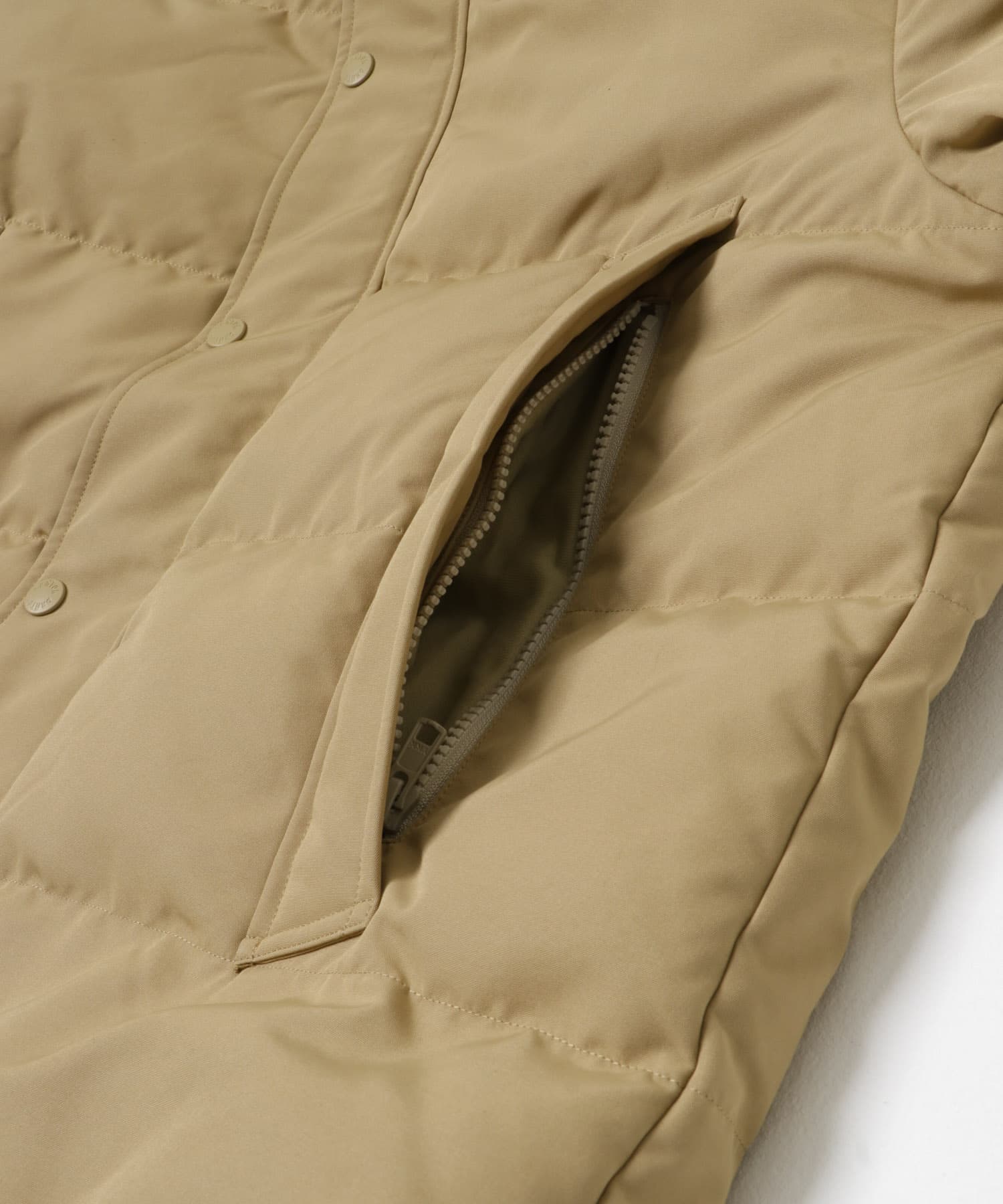 DANTON　DOWN HOODED JACKET LT.BEIGE XS