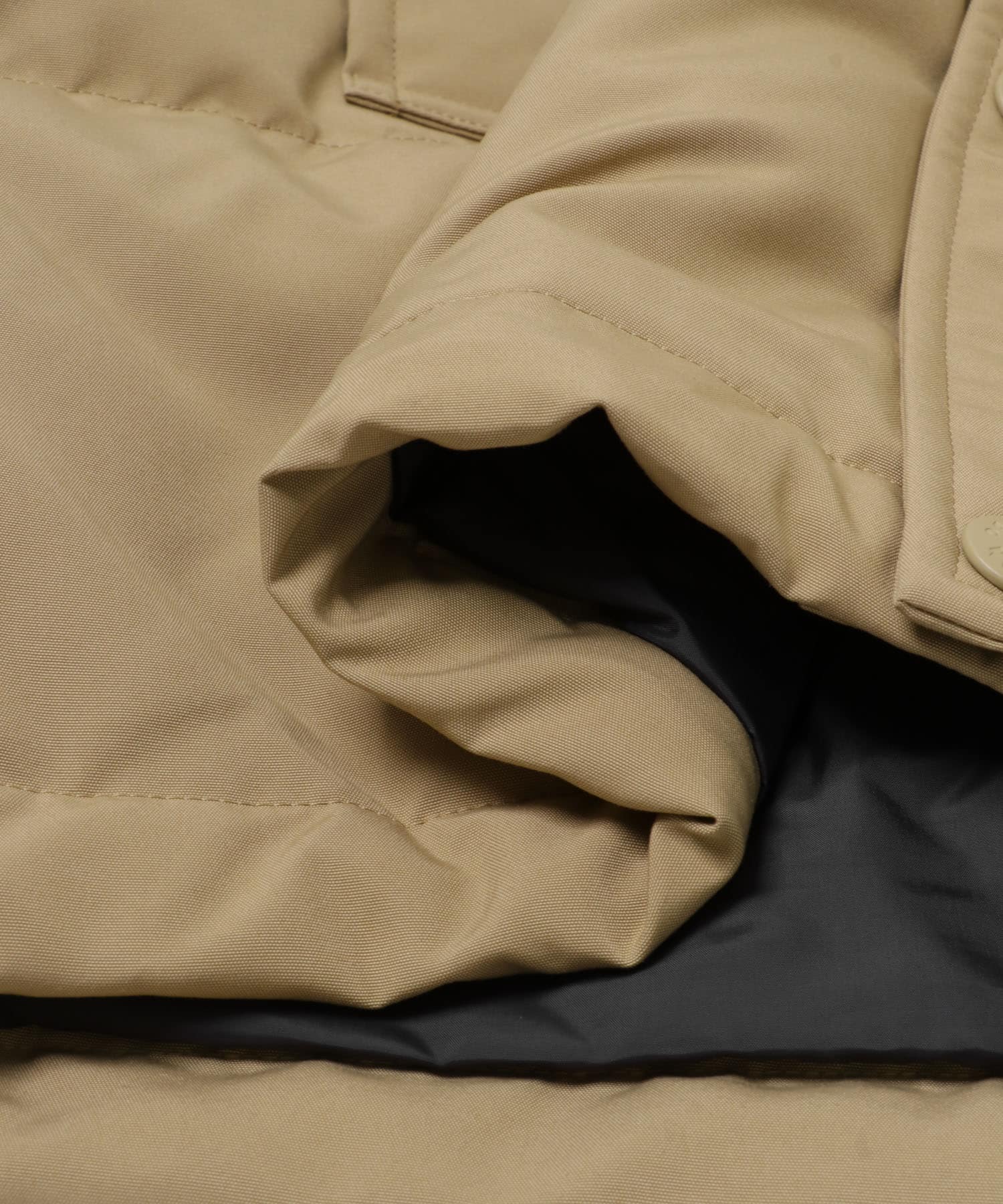 DANTON　DOWN HOODED JACKET LT.BEIGE S