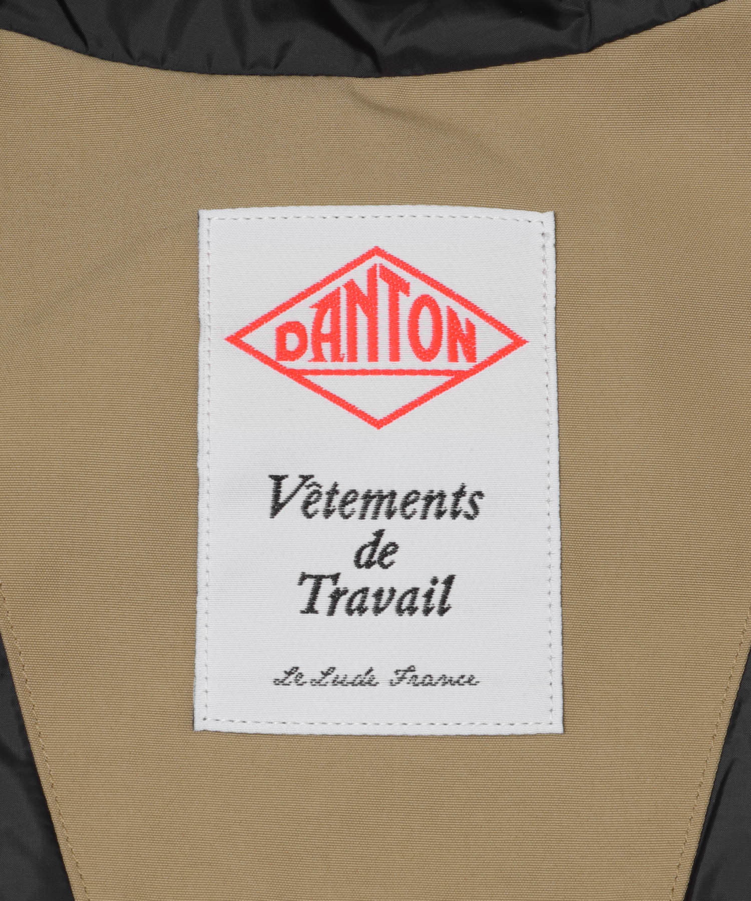 DANTON　DOWN HOODED JACKET LT.BEIGE S
