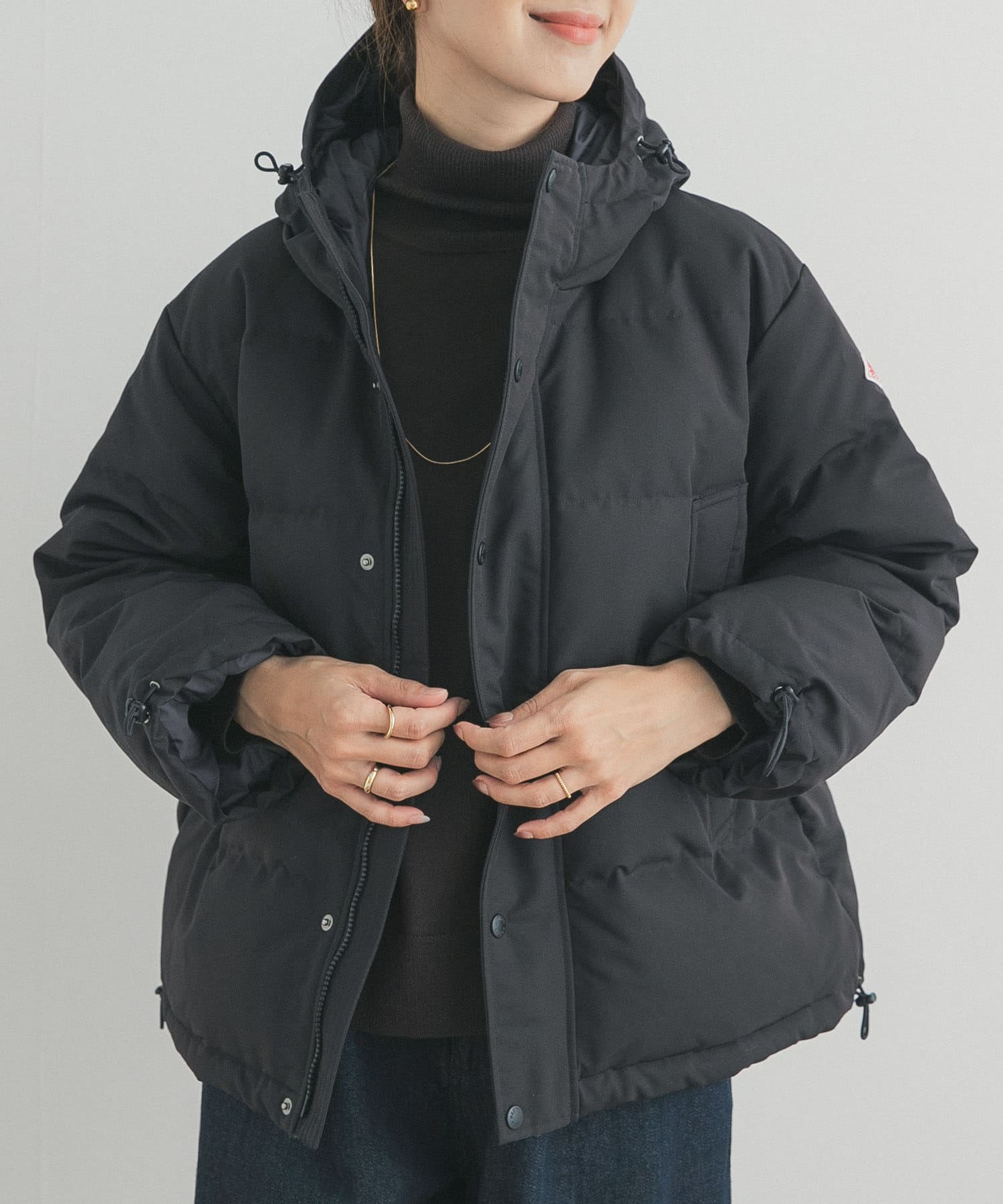 DANTON URBAN RESEARCH ブラックダウンジャケット DANTON DOWN HOODED JACKET(XS BLACK): アウター｜URBAN RESEARCH公式