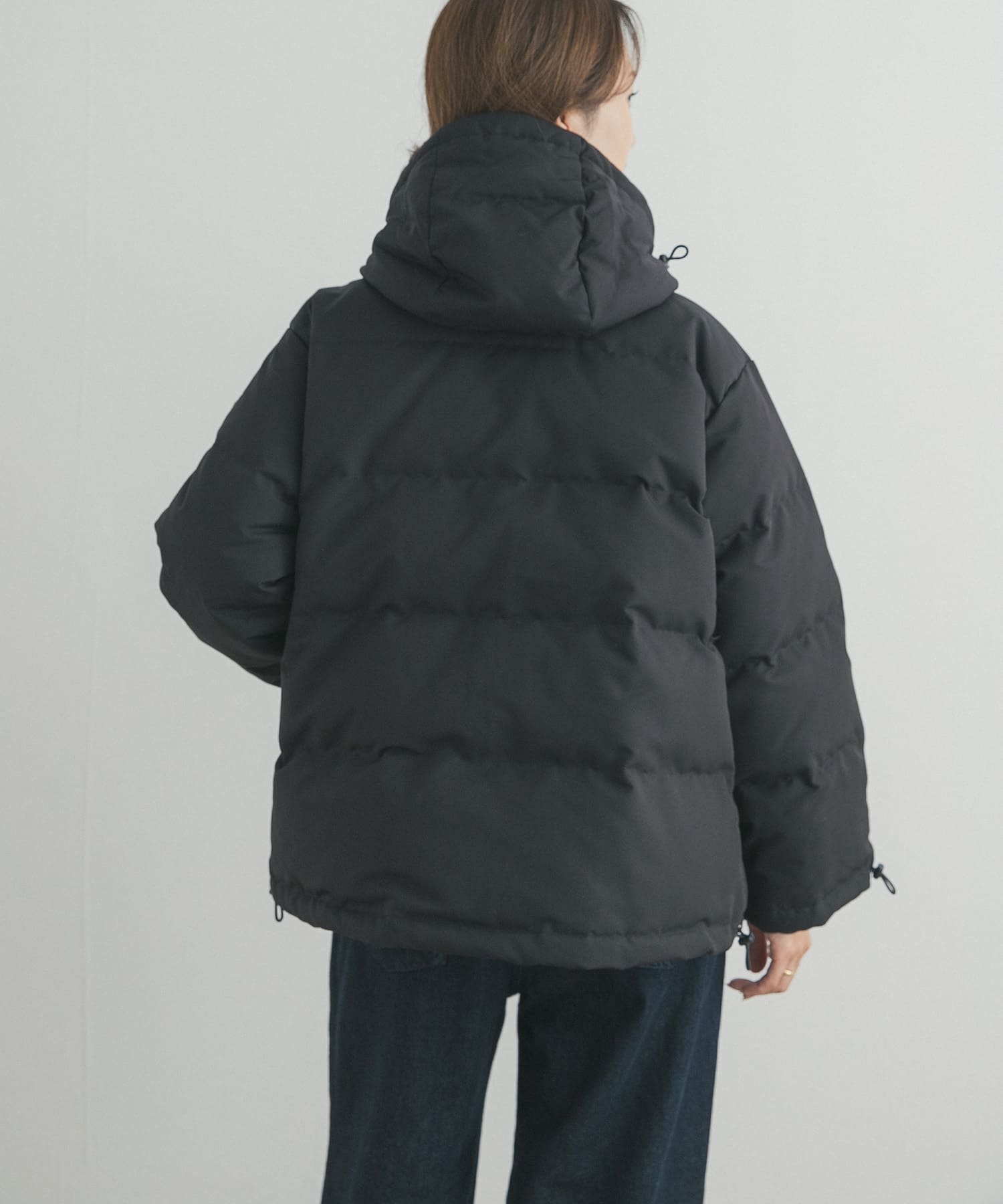 DANTON ブラック ダウンジャケットXS DANTON DOWN HOODED JACKET(XS BLACK): アウター｜URBAN RESEARCH公式