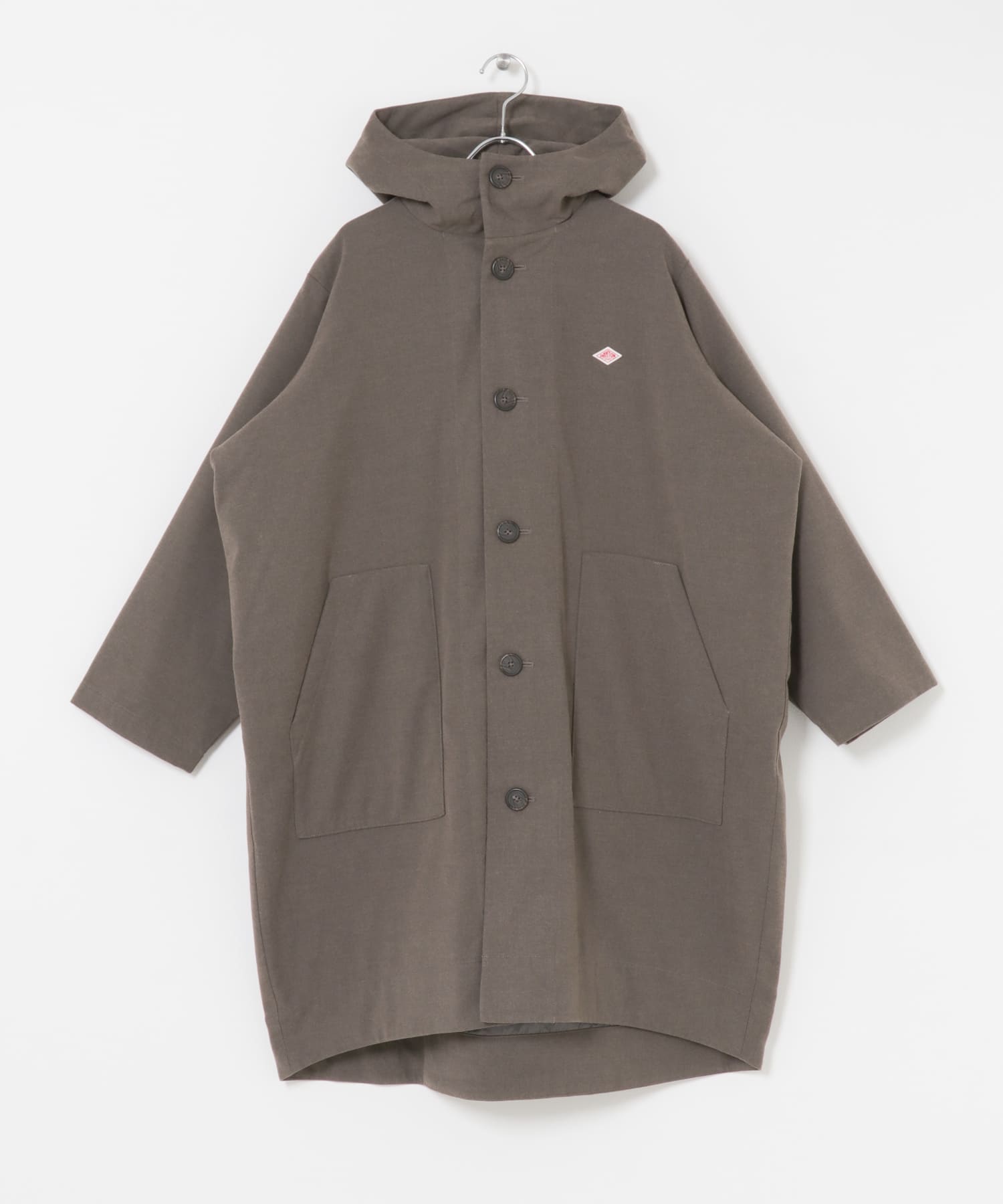DANTON　HOODED COAT GREIGE 34