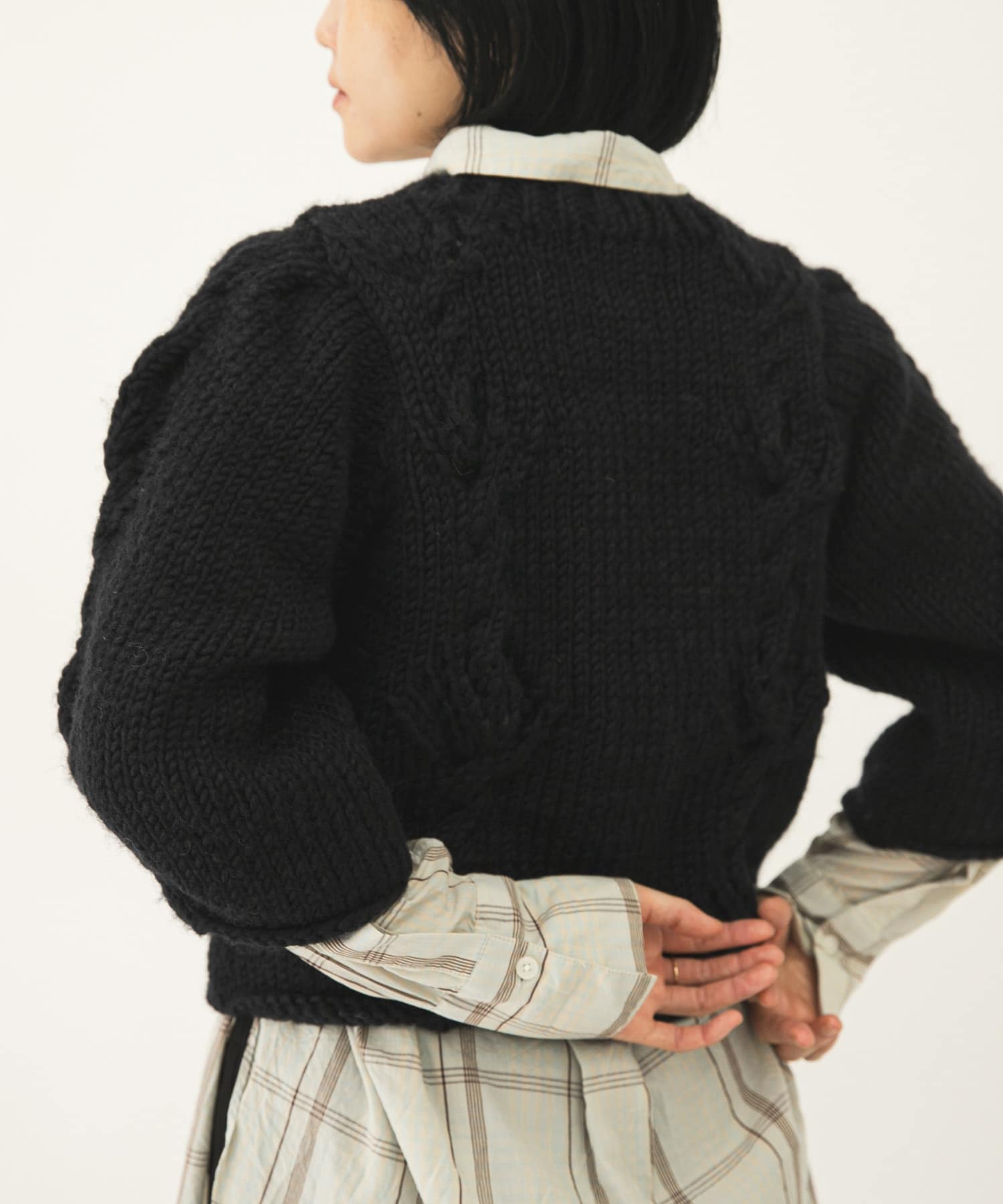 身長：157cm サイズ：one