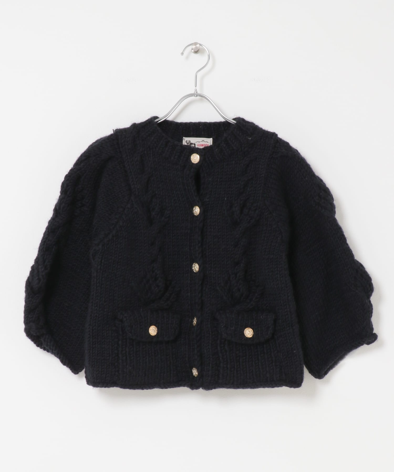 『別注』KHWOPA×DOORS　ニットカーディガン NAVY one