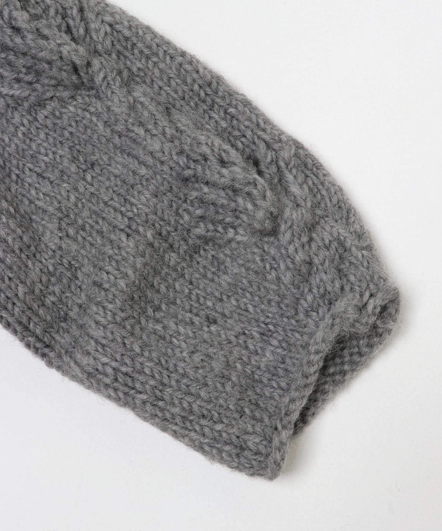 『別注』KHWOPA×DOORS　ニットカーディガン GRAY one
