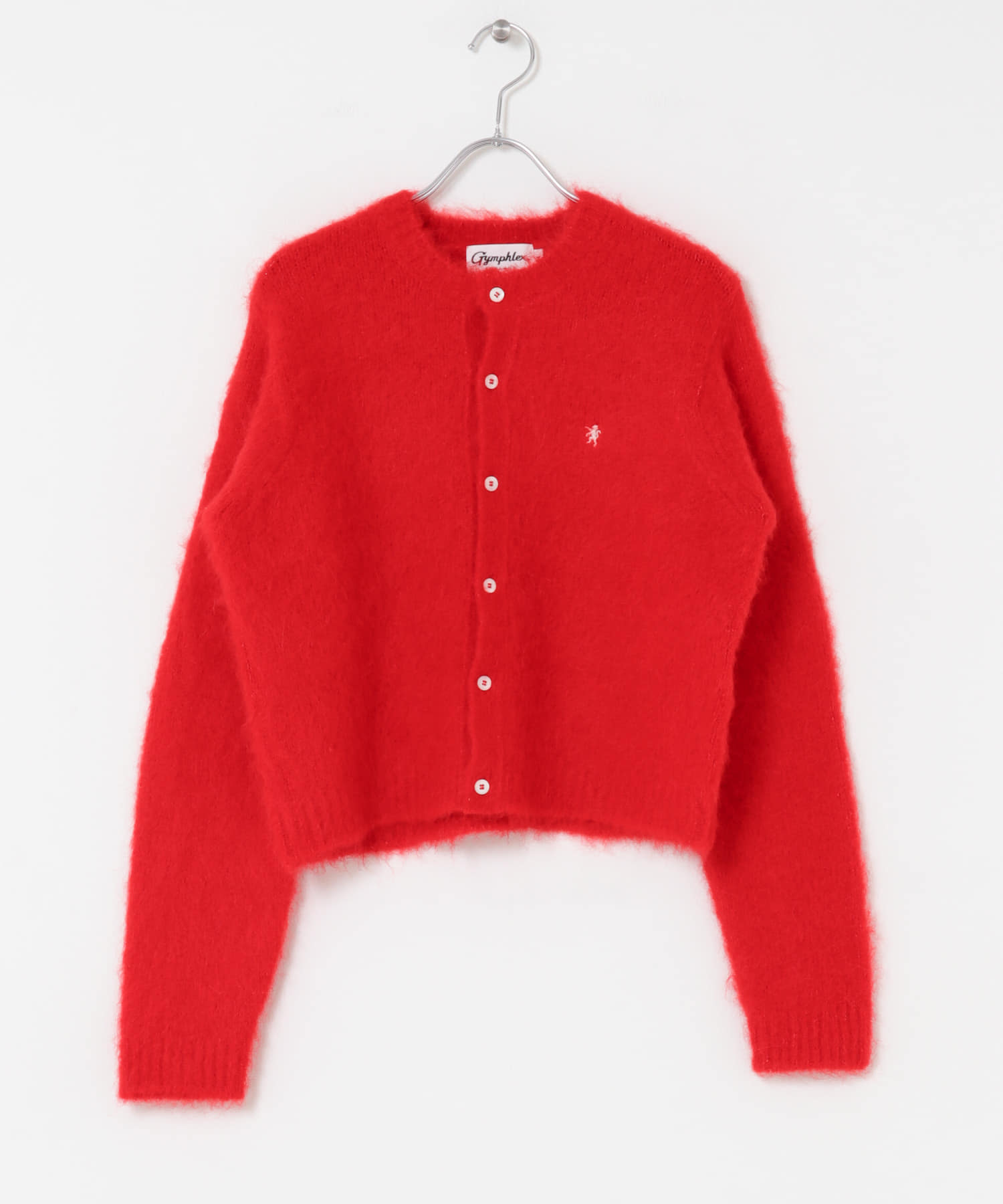 GYMPHLEX　CREW NECK SHORT CARDIGAN