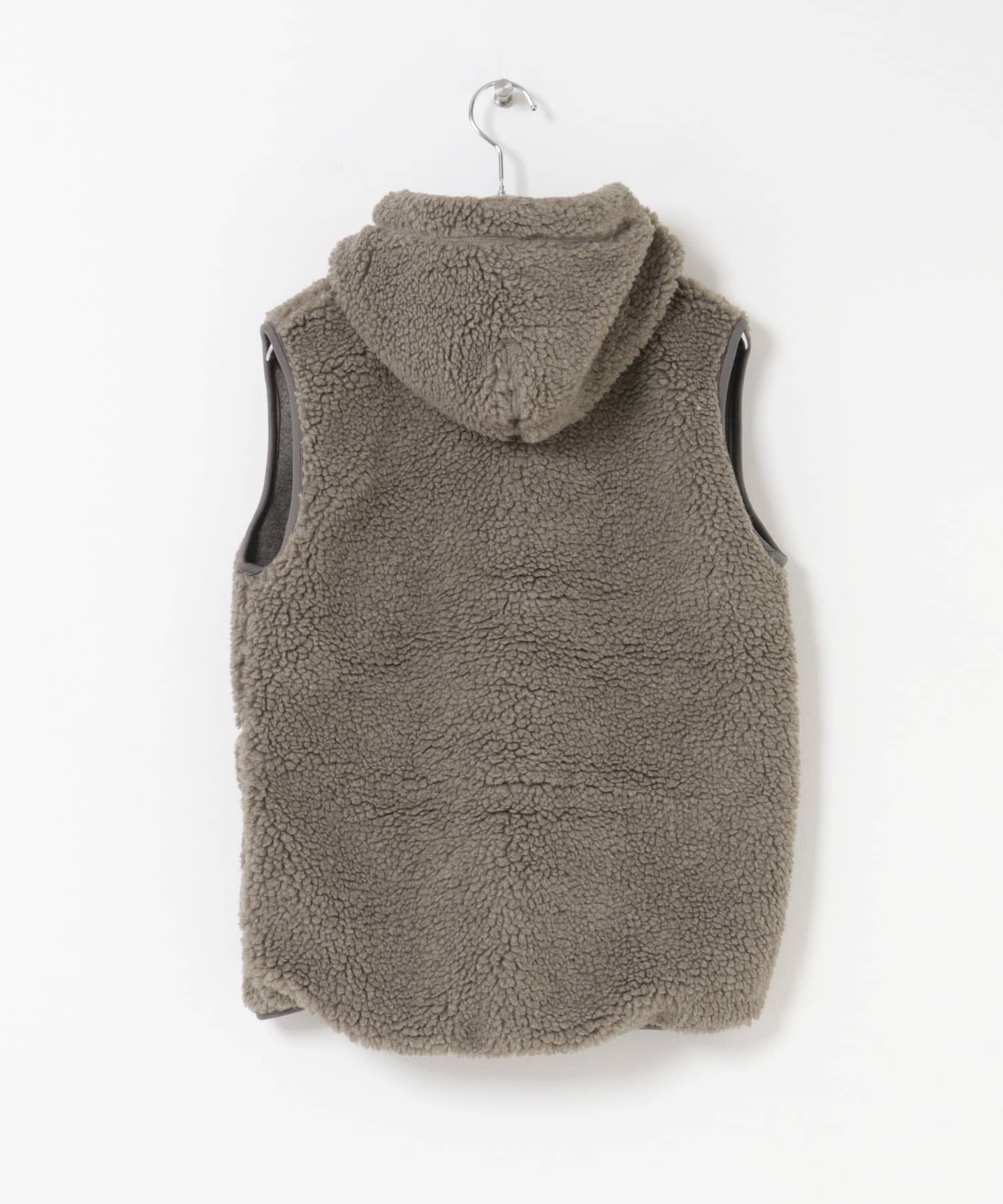 GYMPHLEX　BOA HOODED VEST DK.BEIGE 14