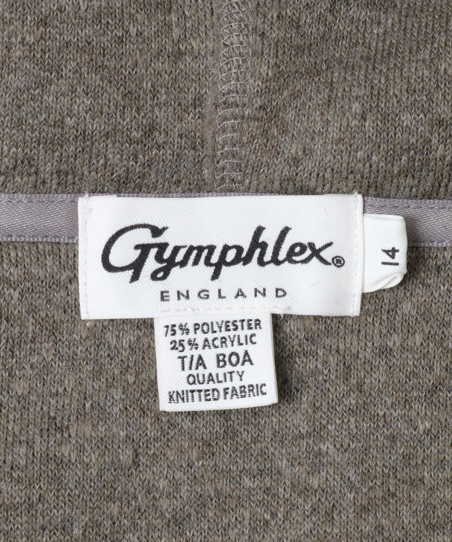 GYMPHLEX　BOA HOODED VEST DK.BEIGE 14