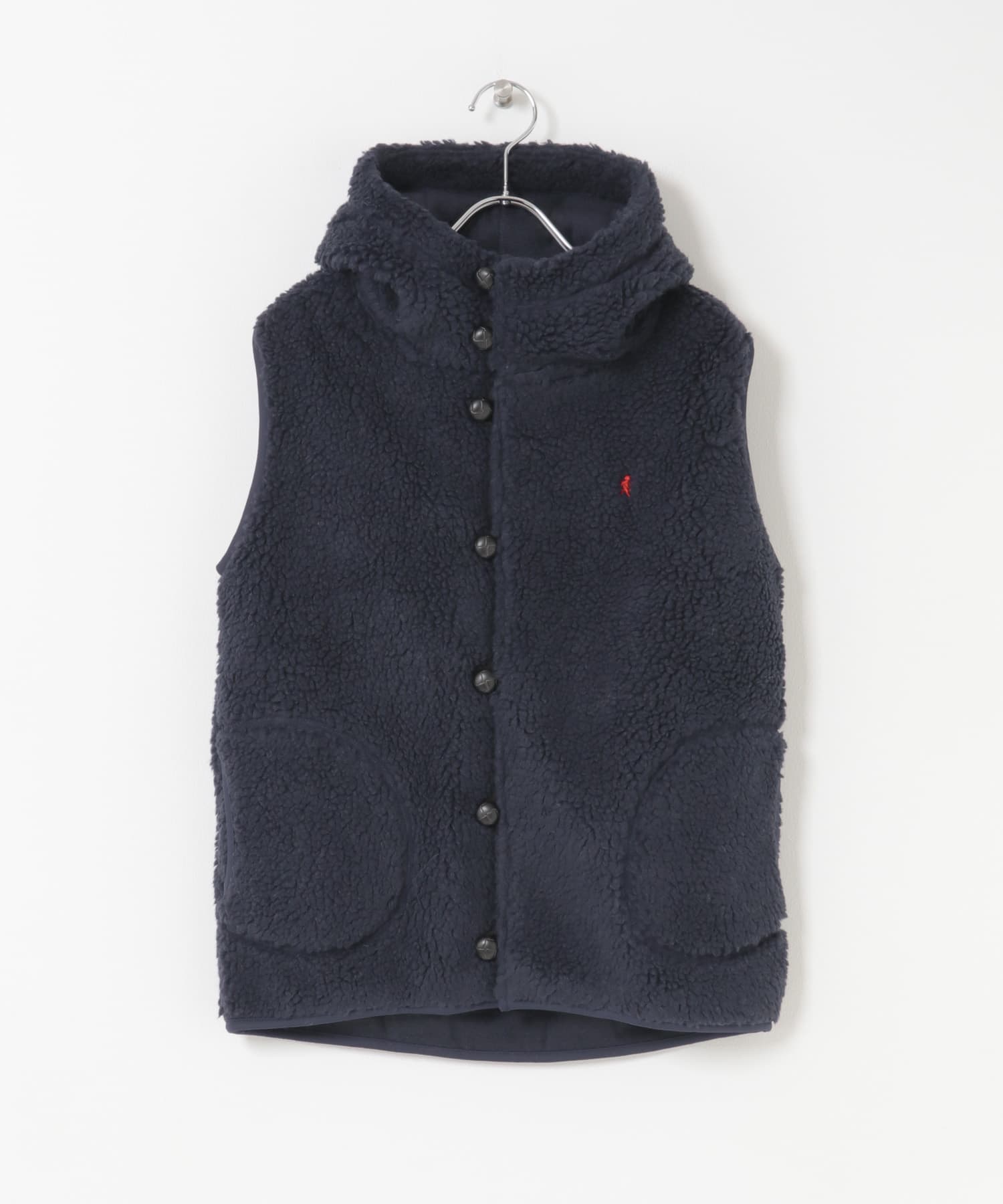 GYMPHLEX　BOA HOODED VEST NAVY 14
