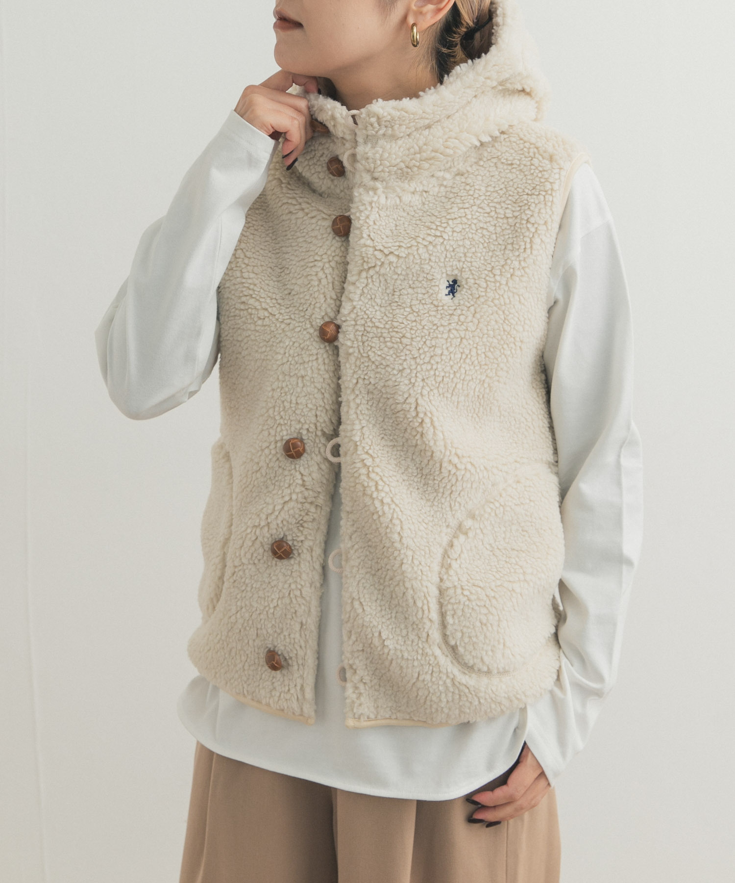 GYMPHLEX　BOA HOODED VEST