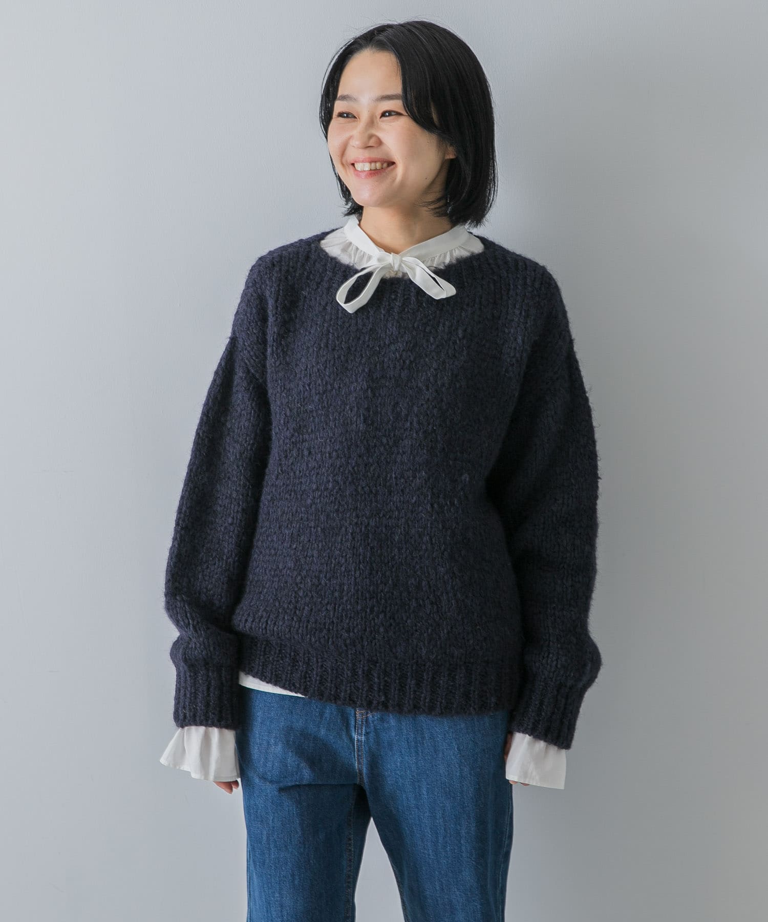 身長：157cm サイズ：One