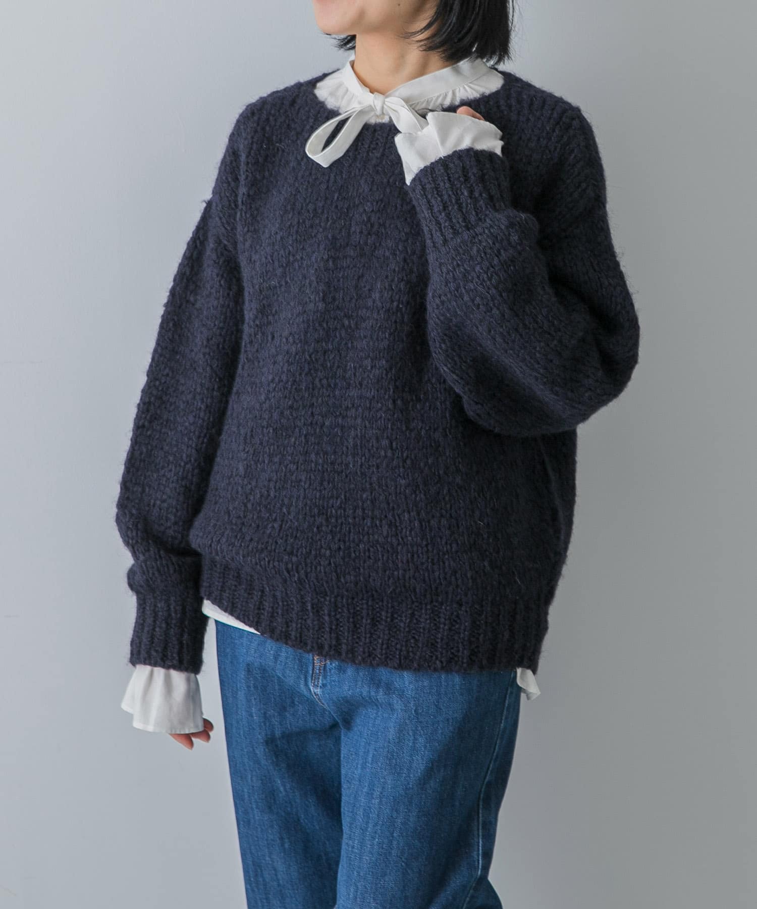 身長：157cm サイズ：One