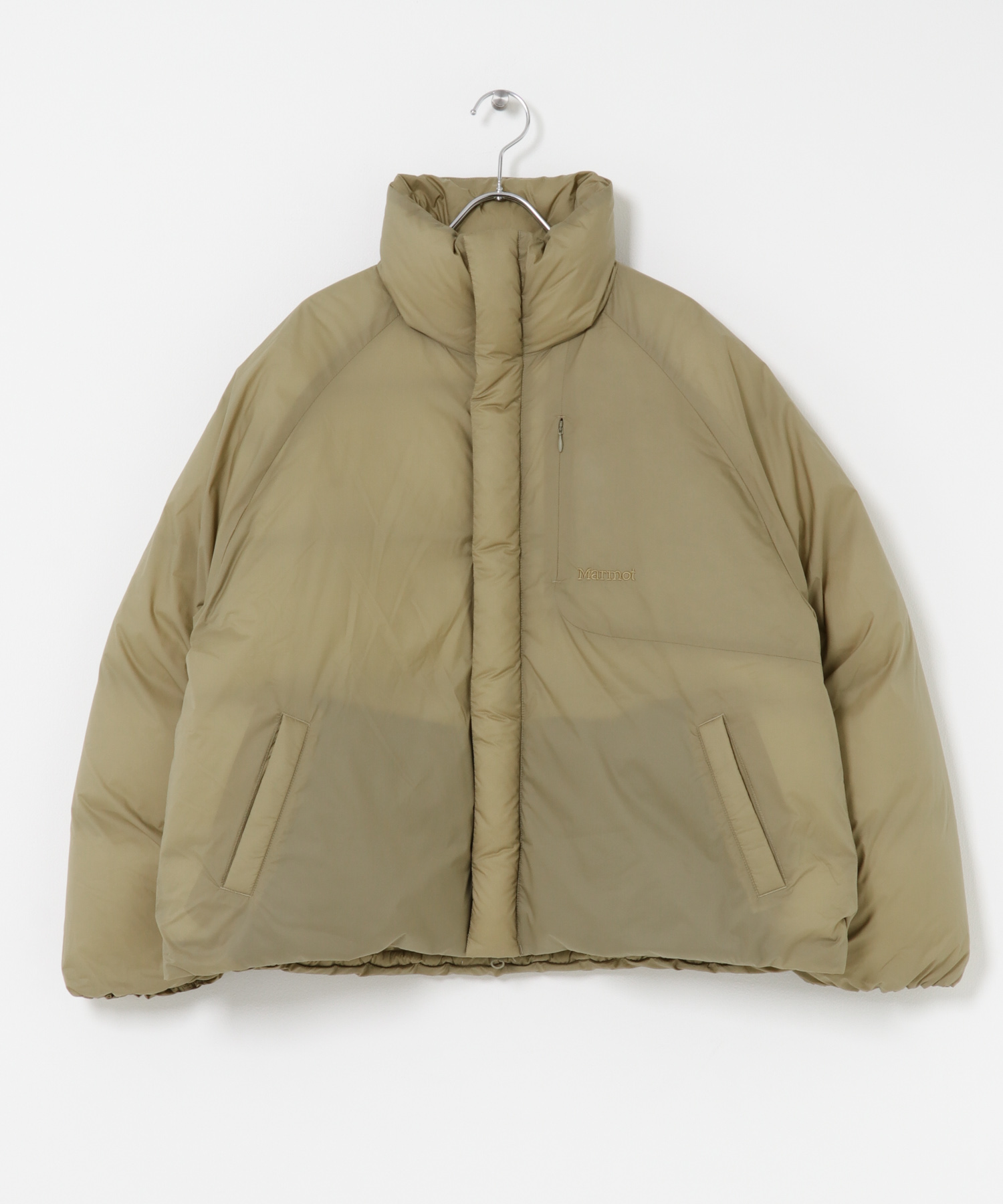 『別注』Marmot×DOORS　Down Jacket KHAKI one