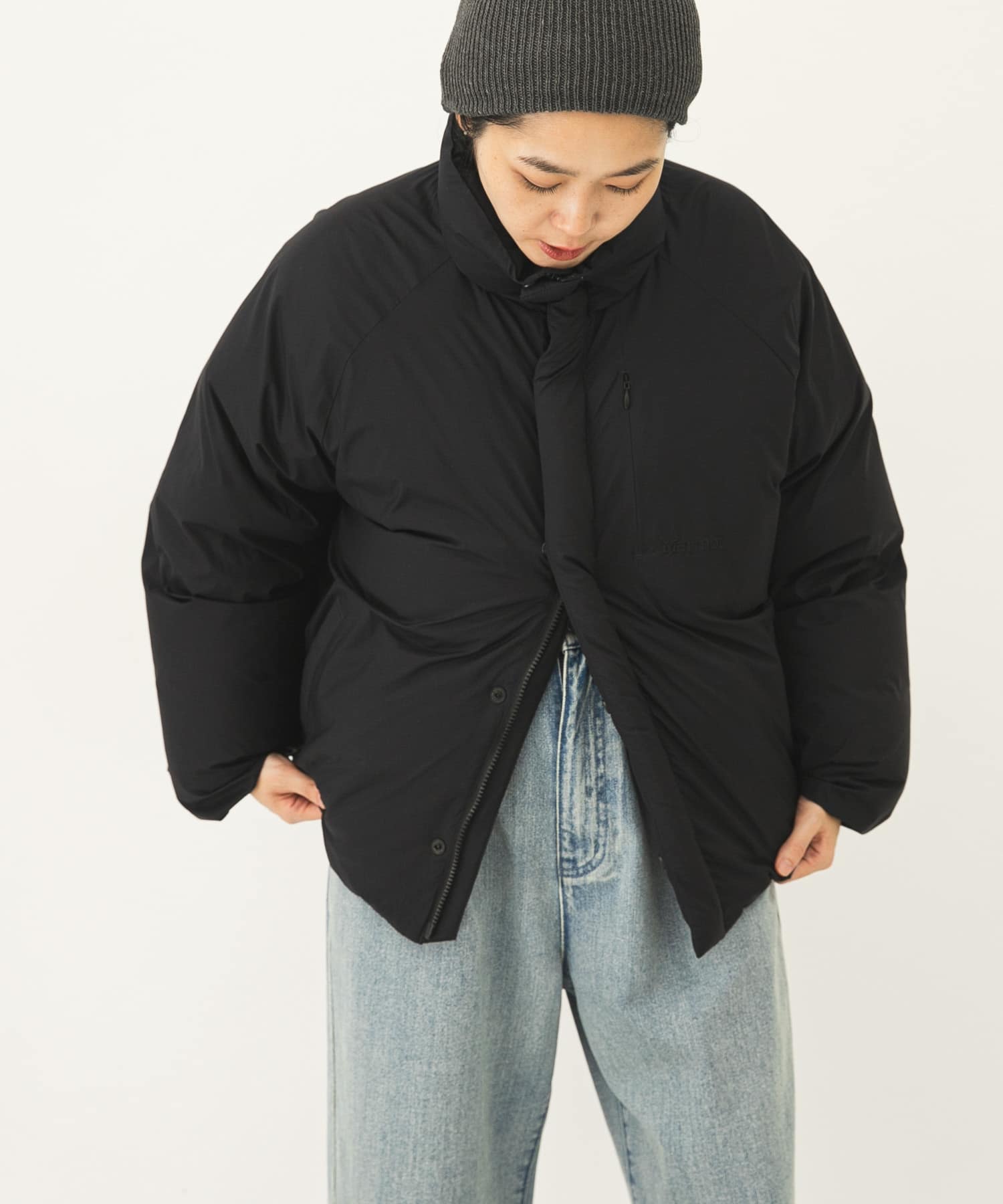 別注』Marmot×DOORS Down Jacket(one BLACK): アウター｜URBAN