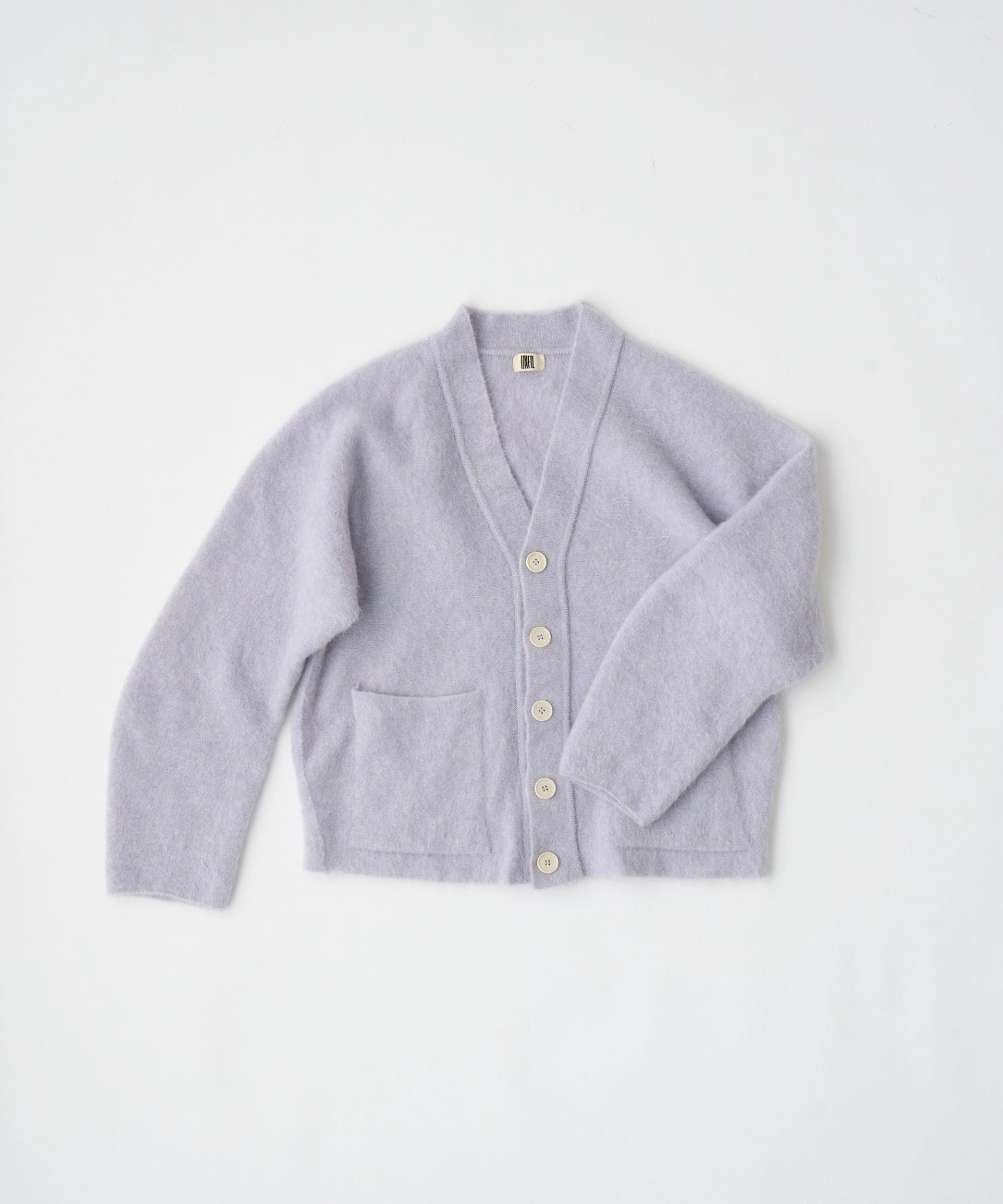 unfil　stretchsuperkid mohaircardigan ice blue 1