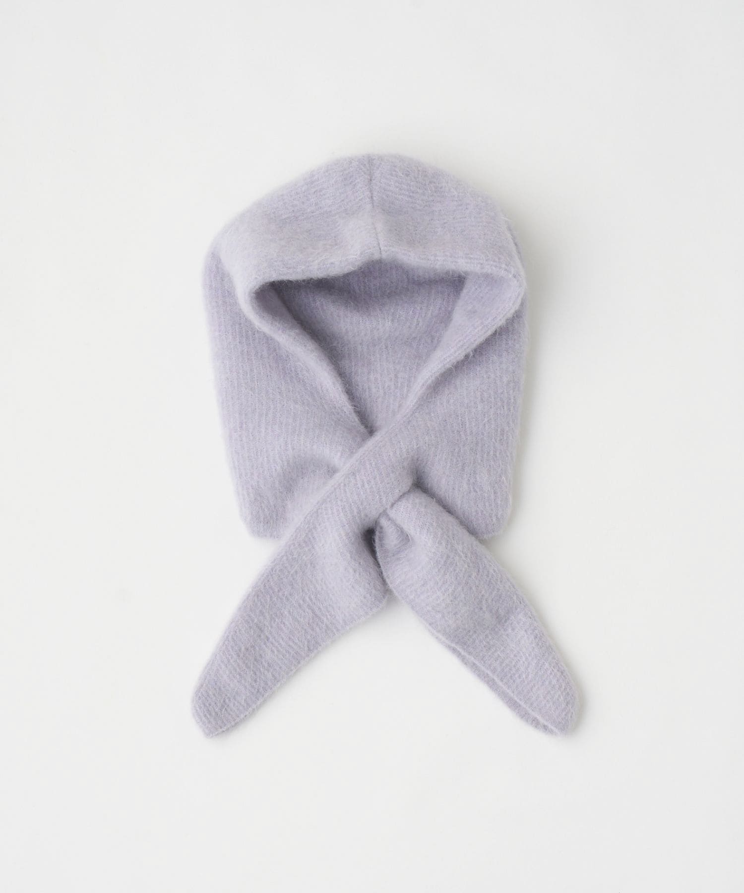 unfil　mohair hooted stole