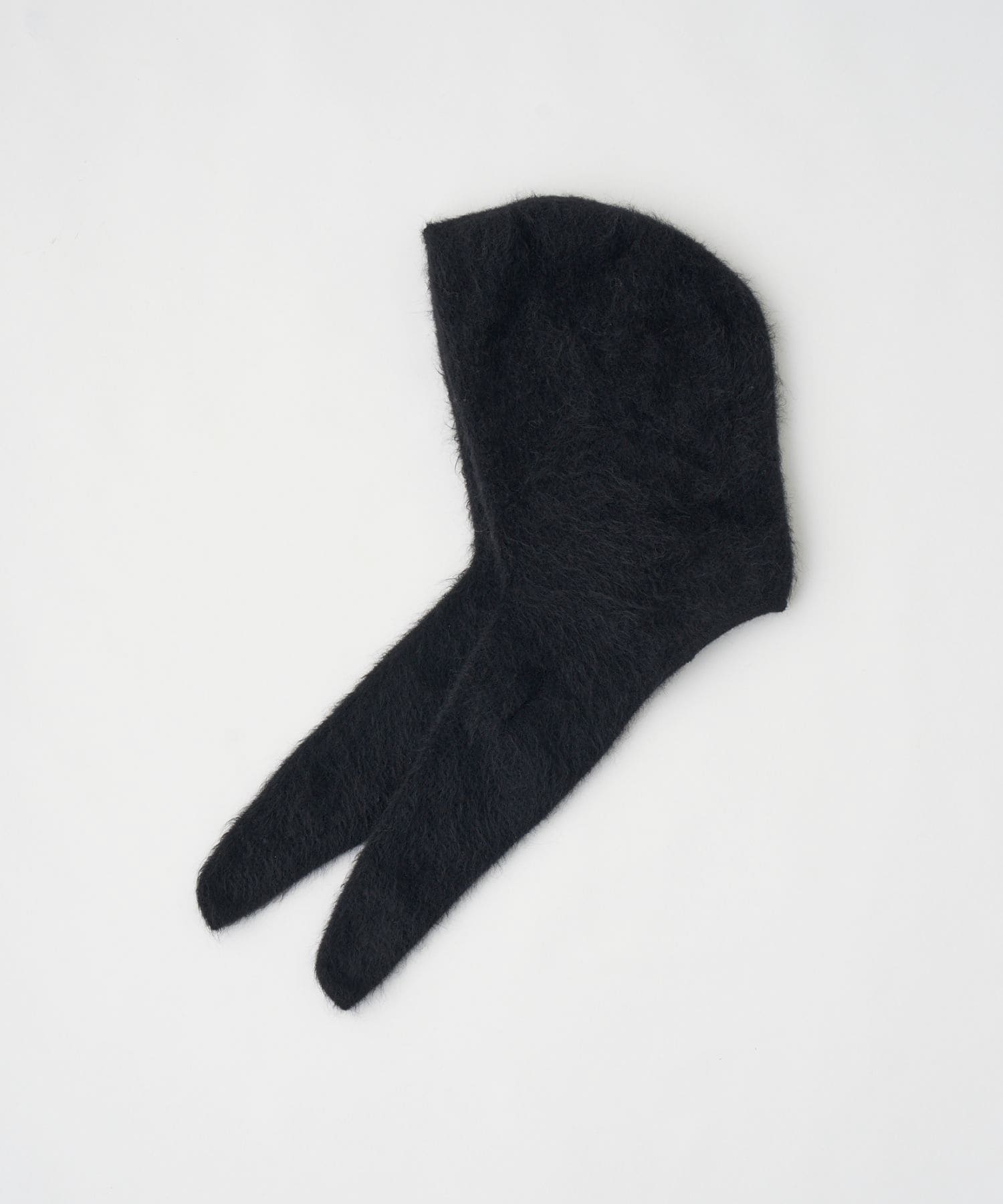 unfil　mohair hooted stole