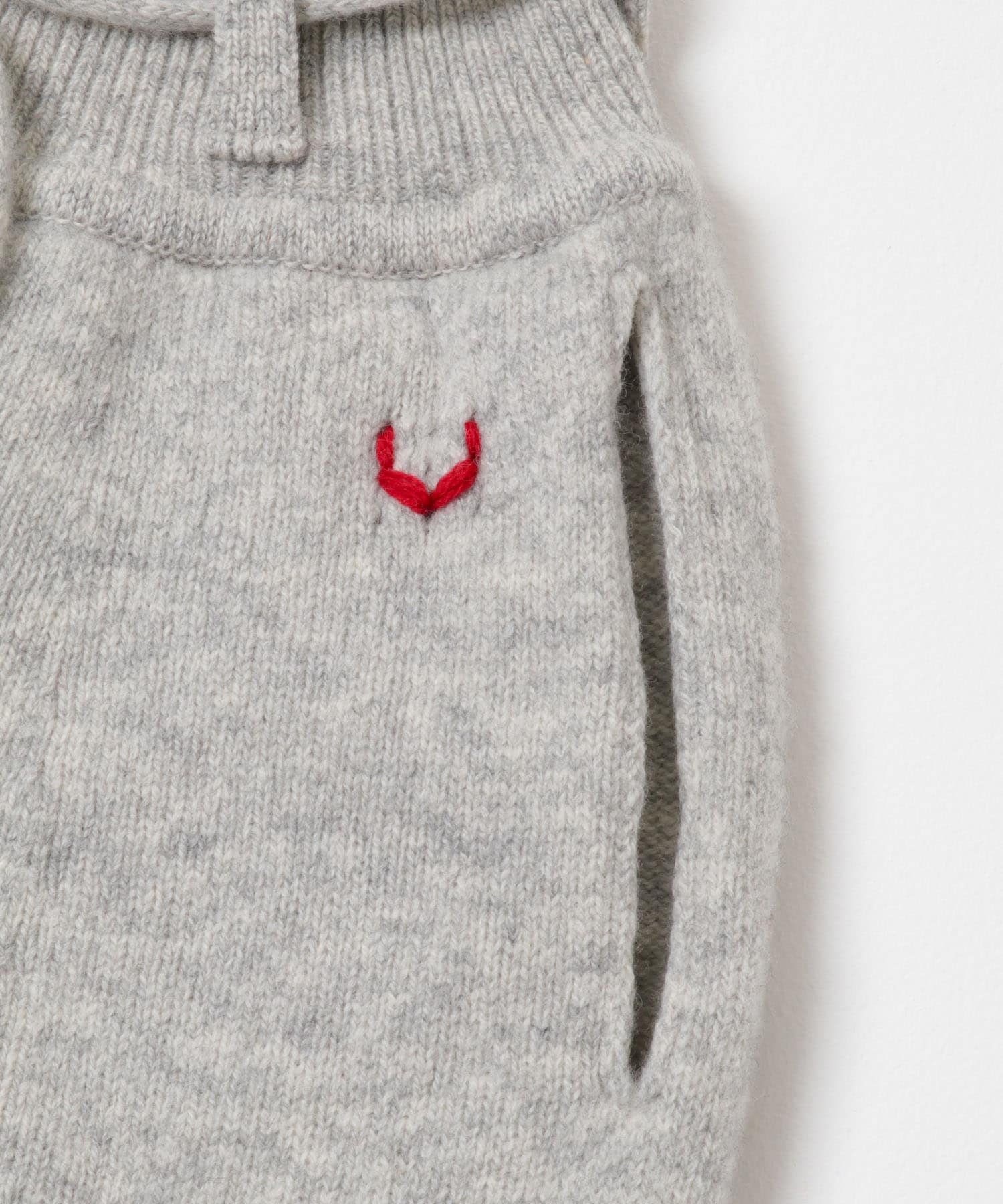 unfil　fine lambs wool pants l.gray 1