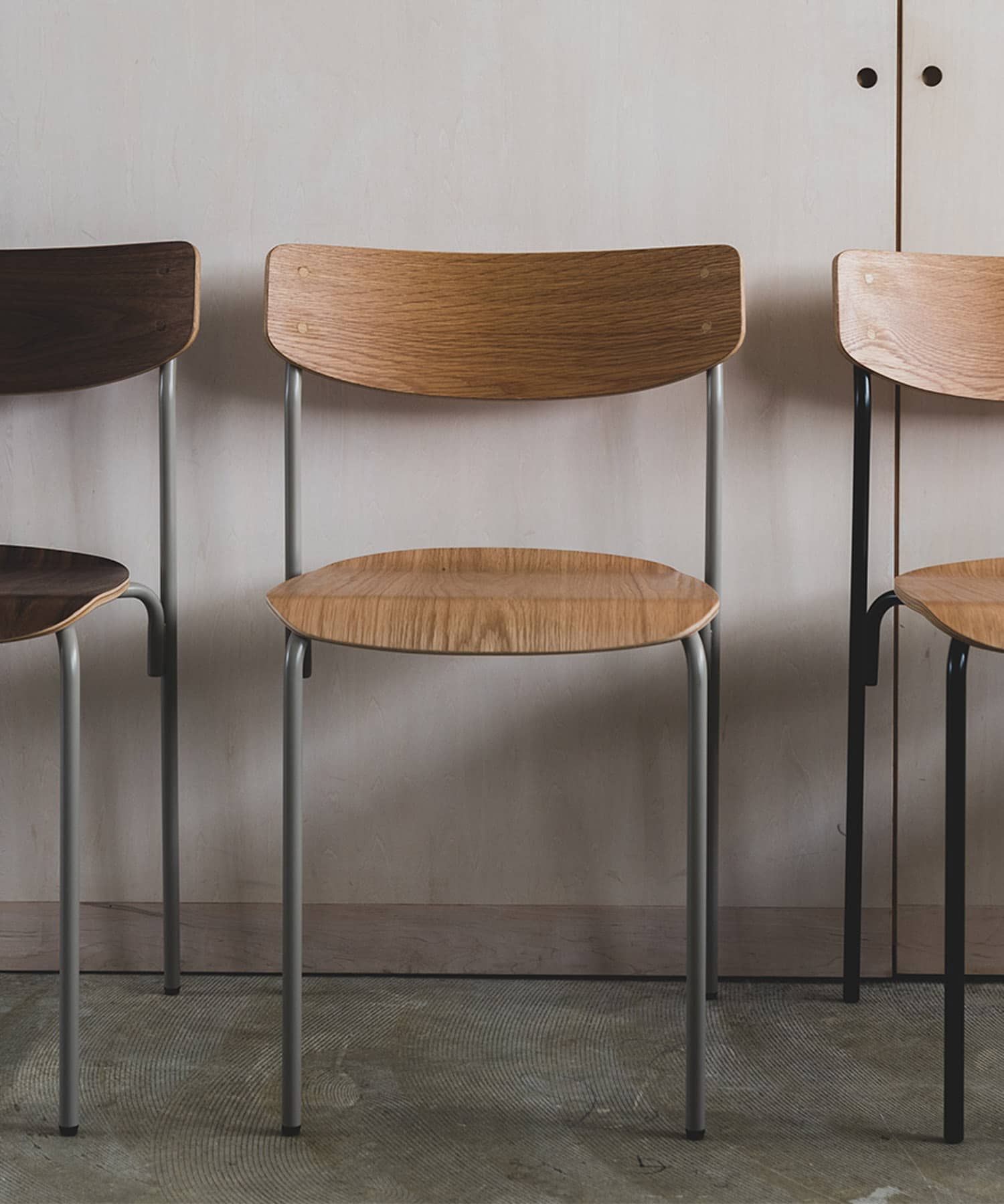 graf　Tsumi Chair oak×grey oak GY -