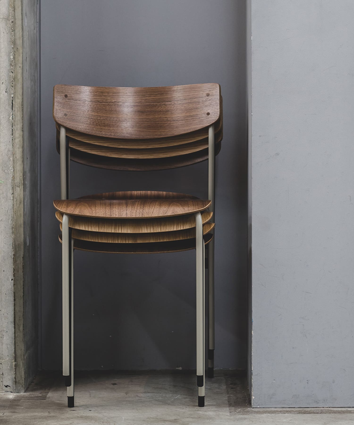 graf　Tsumi Chair walnut×grey