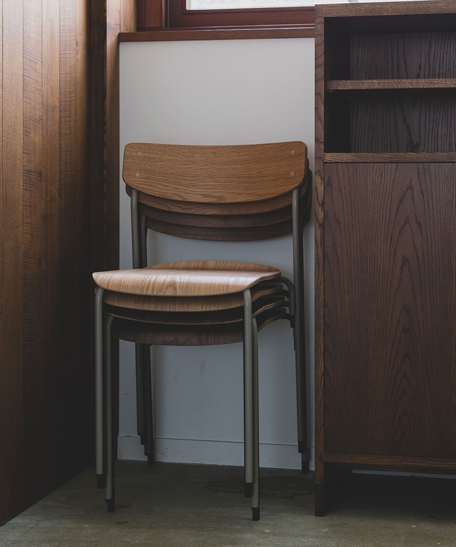 graf　Tsumi Chair walnut×grey walnut GY -