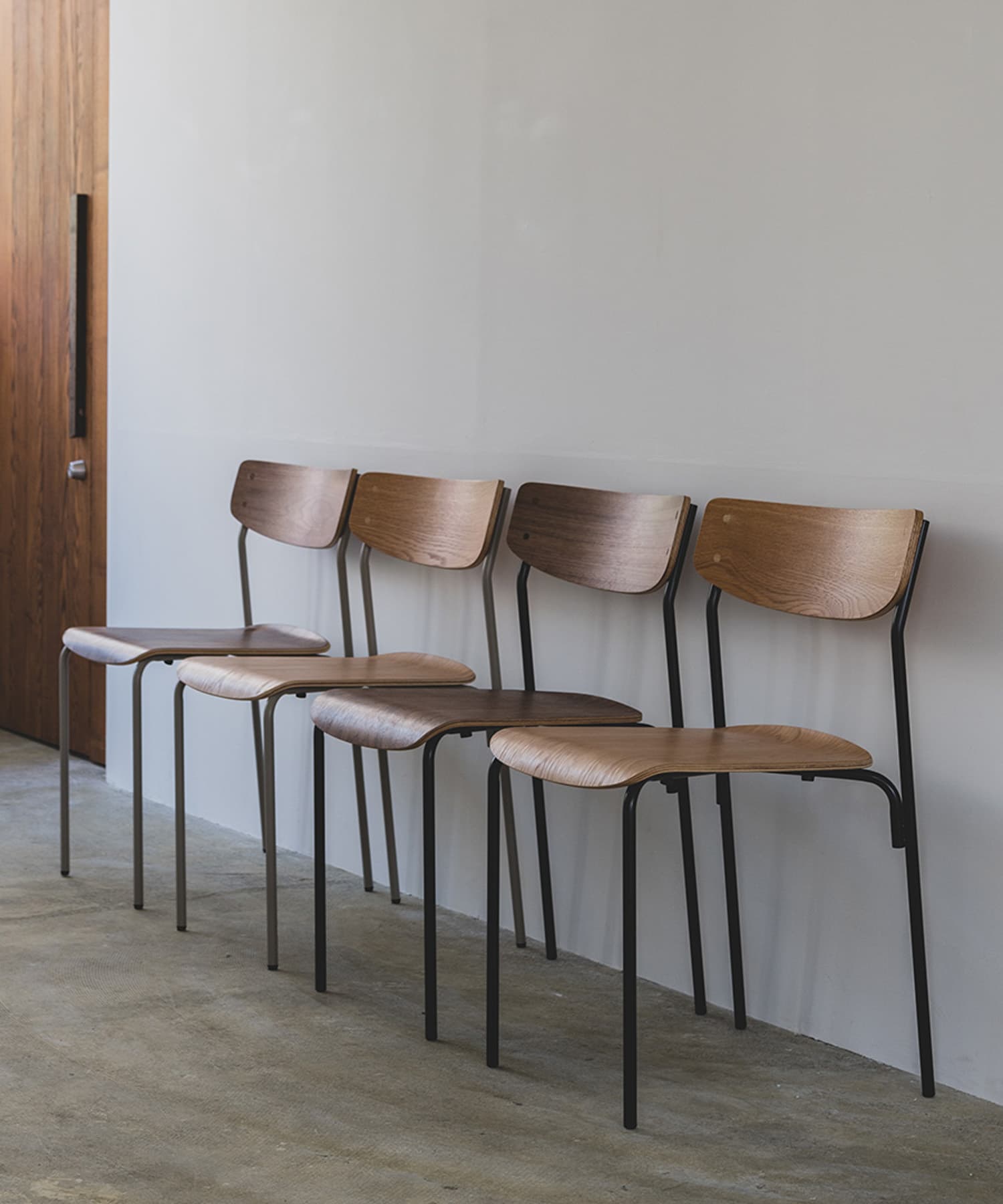 graf　Tsumi Chair oak×black oak BK -