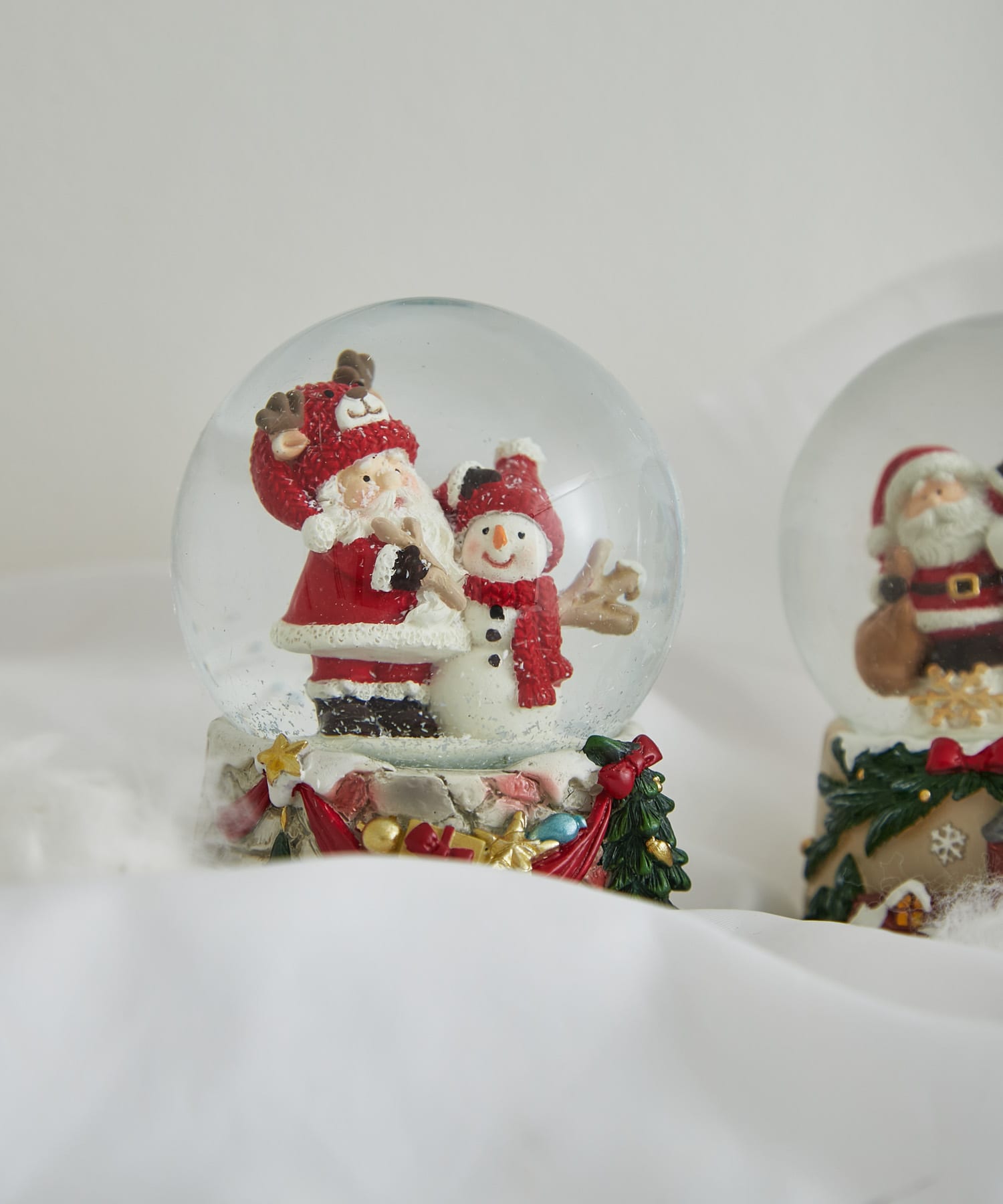 Mark's　スノードームM サンタ・スノーマン M