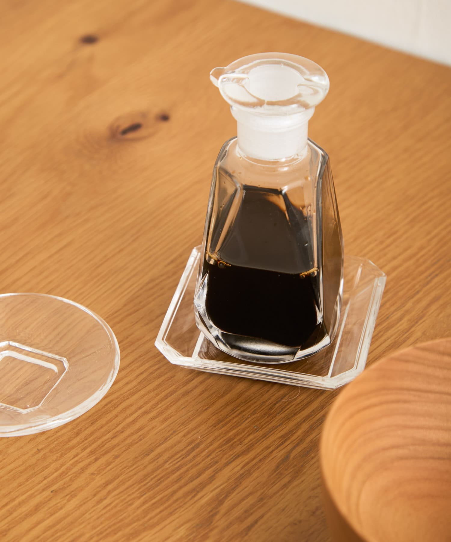 岩澤硝子　江戸前すり口醤油注ぎ 大 Clear 大