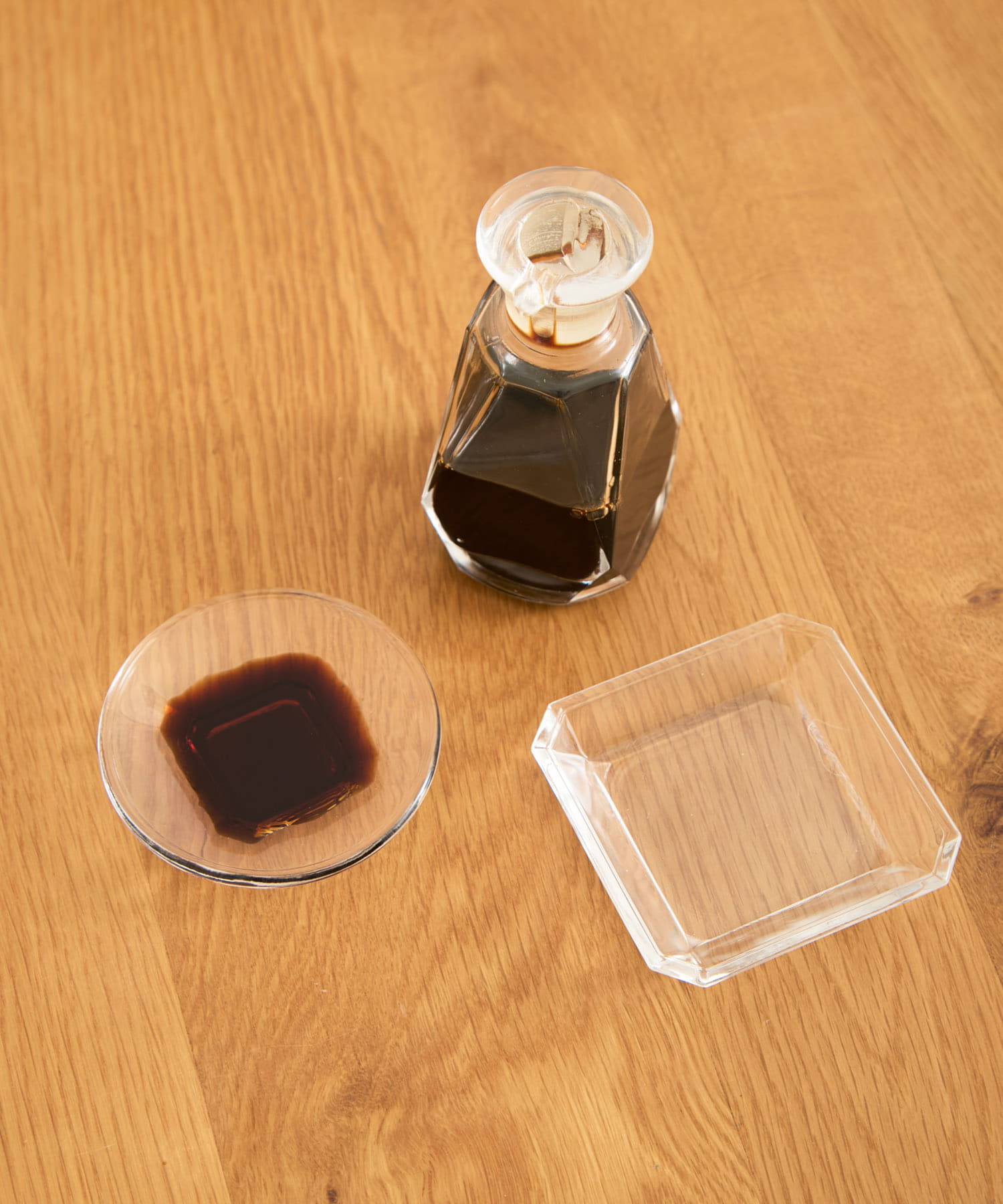 岩澤硝子　江戸前すり口醤油注ぎ 大 Clear 大