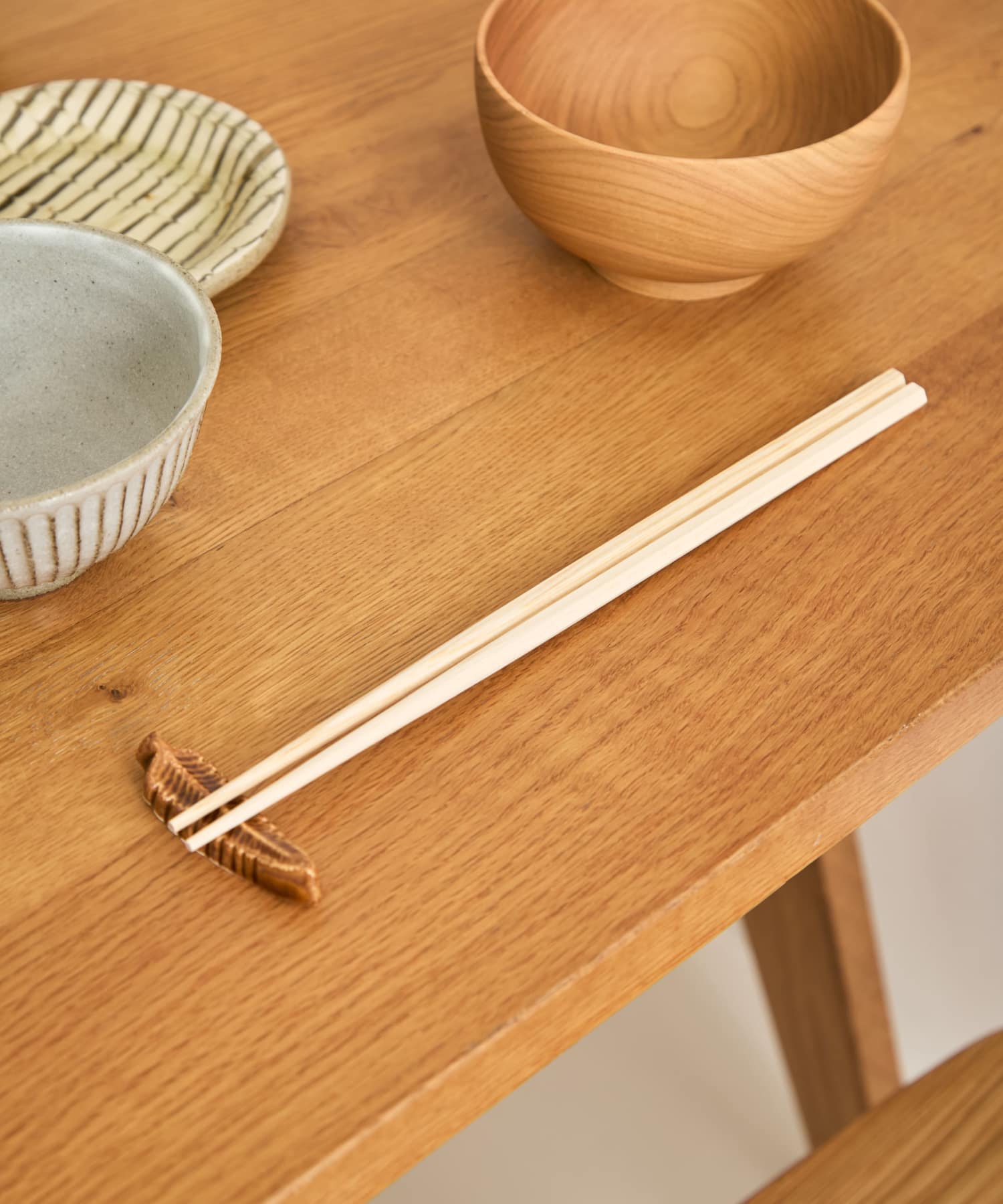 くるみの木　吉野桧の六角箸