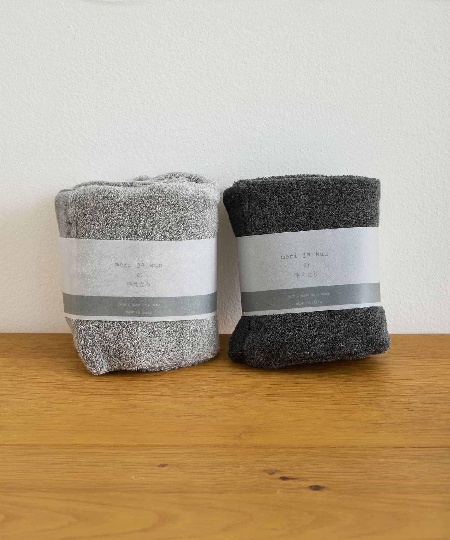 meri ja kuu　4分丈インナーパンツ シルクコットンパイル charcoal -