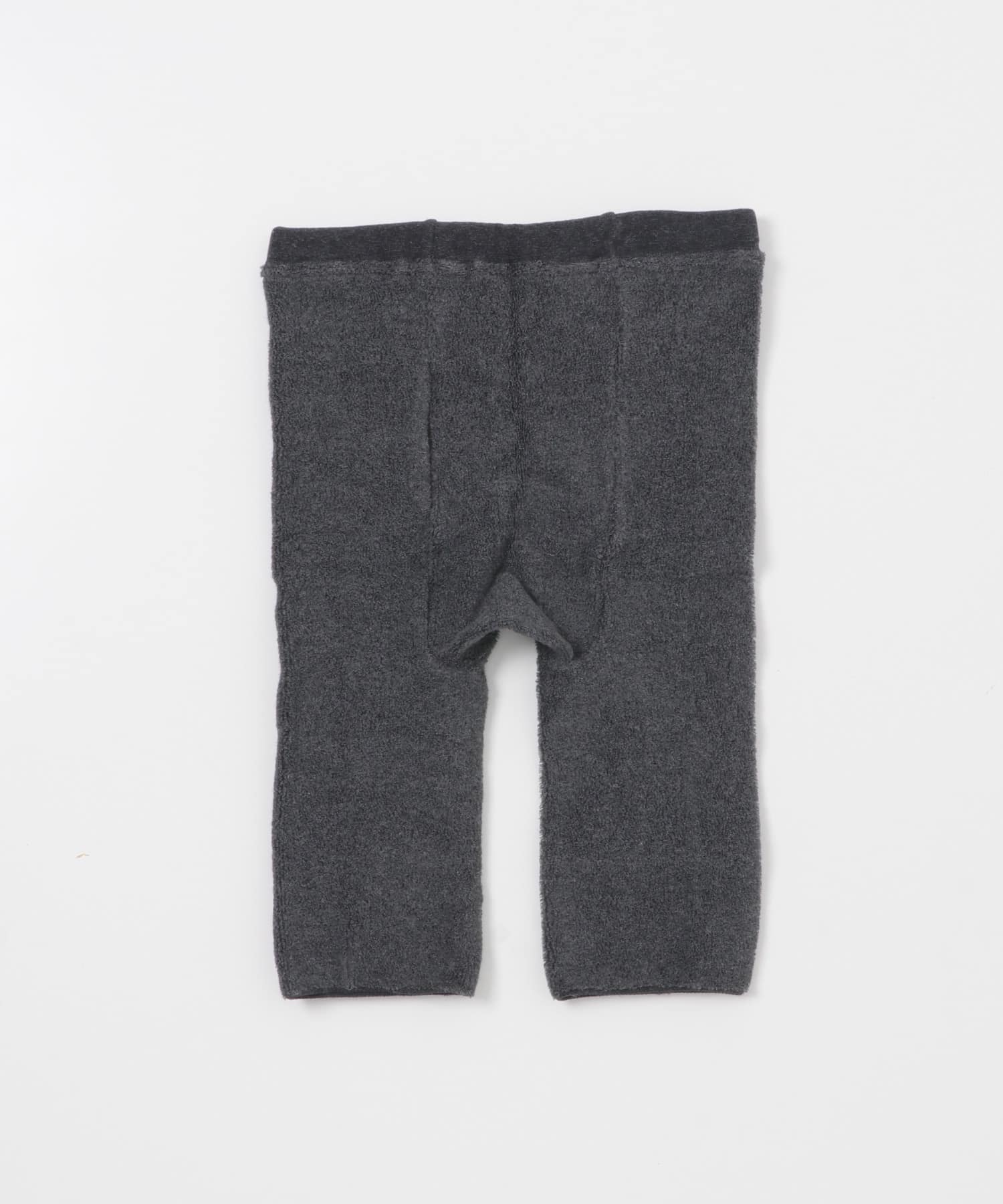 meri ja kuu　4分丈インナーパンツ シルクコットンパイル charcoal -