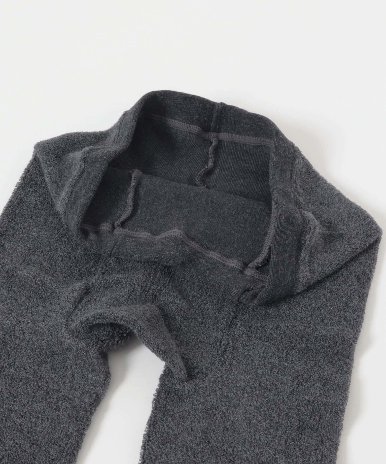 meri ja kuu　4分丈インナーパンツ シルクコットンパイル charcoal -