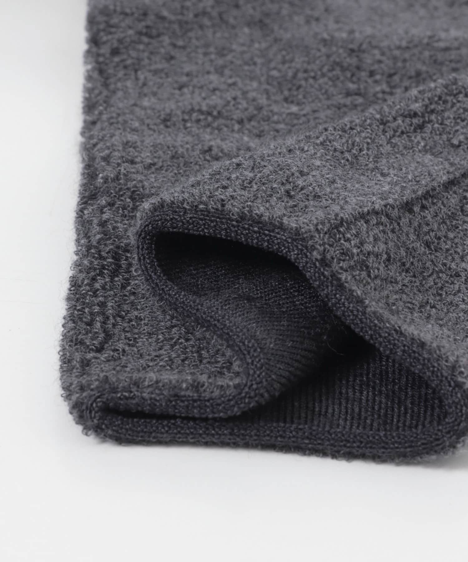 meri ja kuu　4分丈インナーパンツ シルクコットンパイル charcoal -