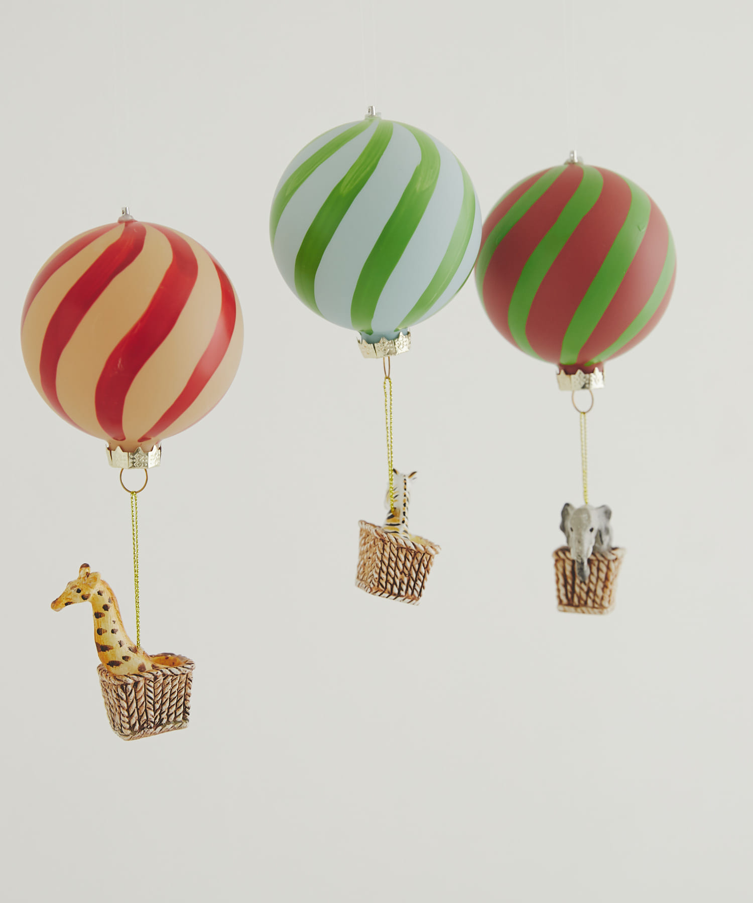 南貿易　ガラスバルーンハンガー シマウマ -