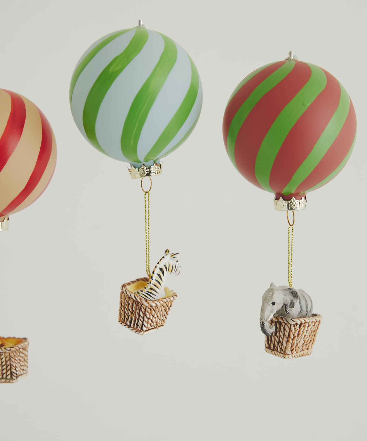 南貿易　ガラスバルーンハンガー シマウマ -