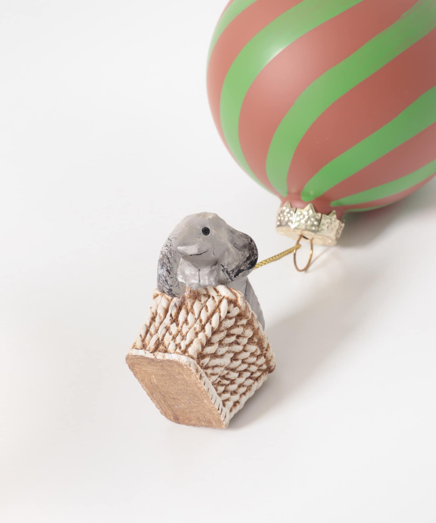 南貿易　ガラスバルーンハンガー ゾウ -