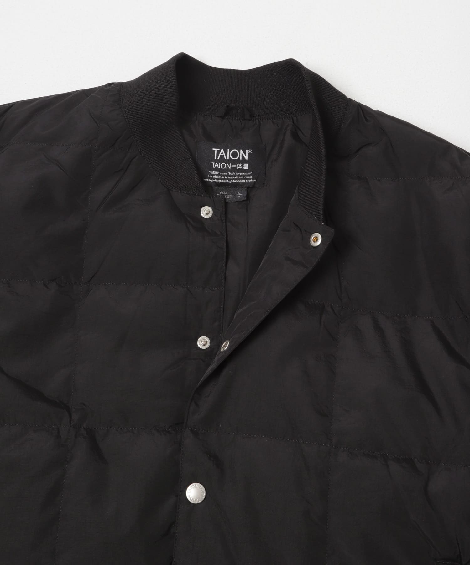 TAION　SC STUDIUM DOWN JACKET Black M