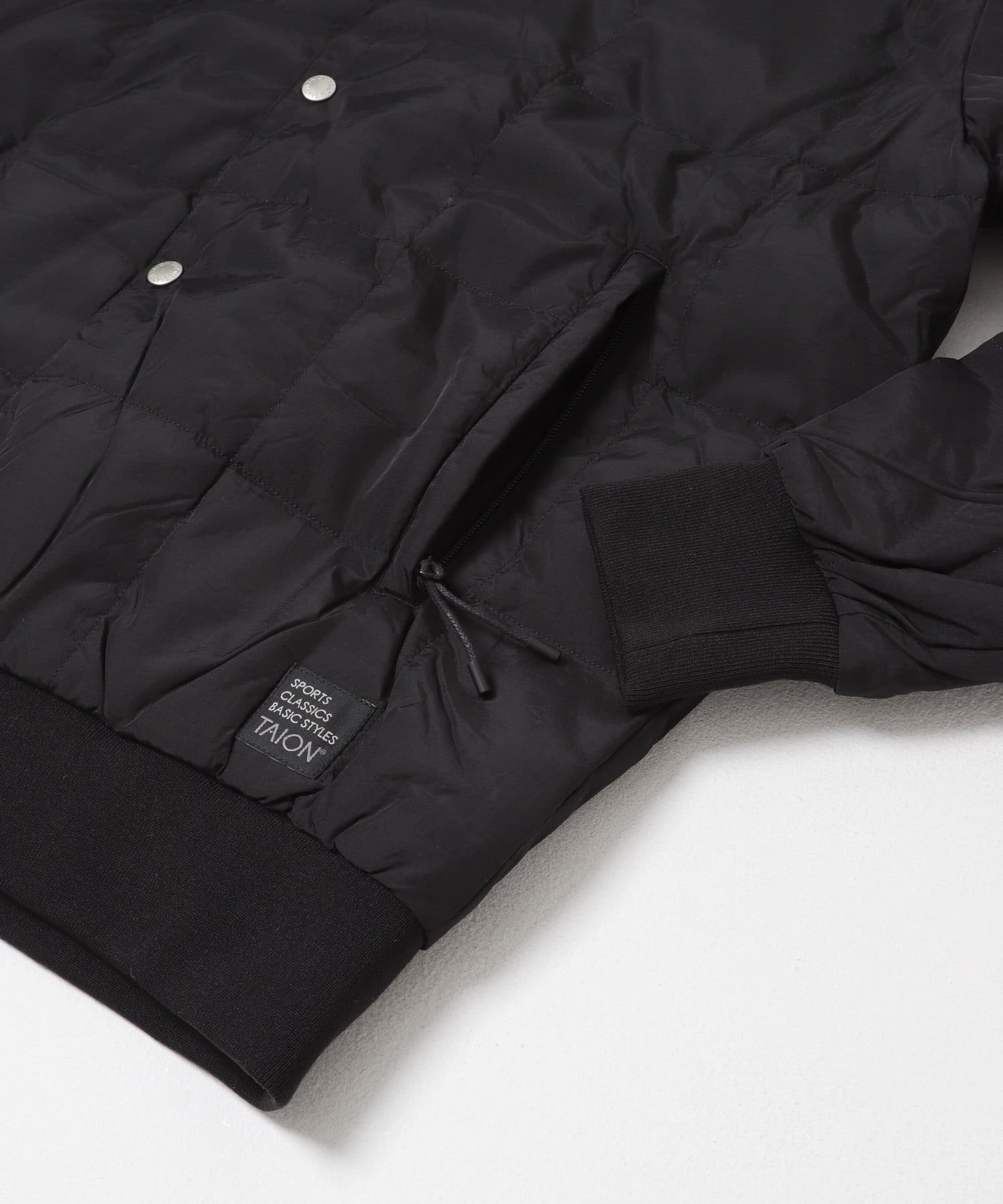 TAION　SC STUDIUM DOWN JACKET Black M