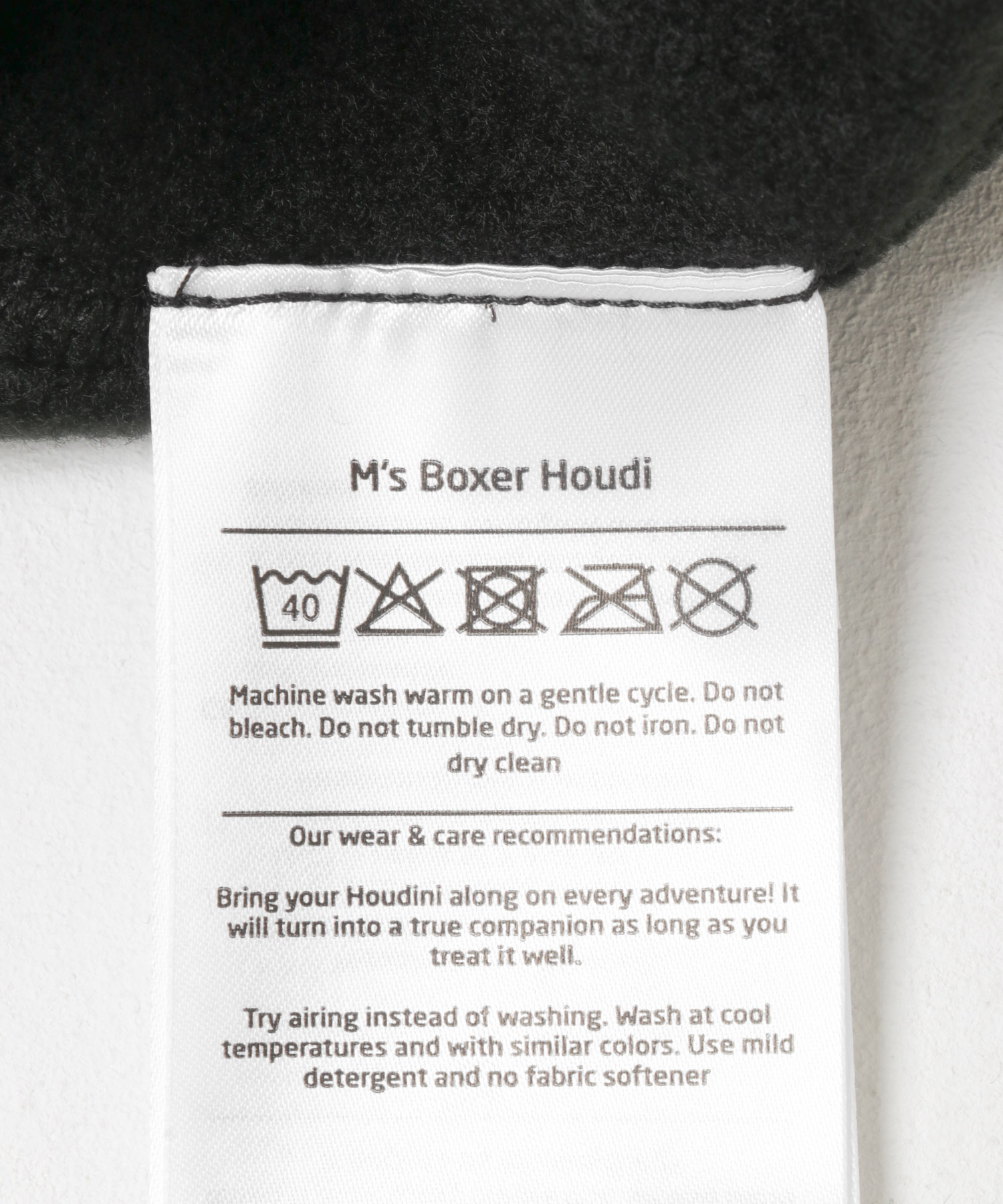 HOUDINI　Ms Boxer Houdi True Black M