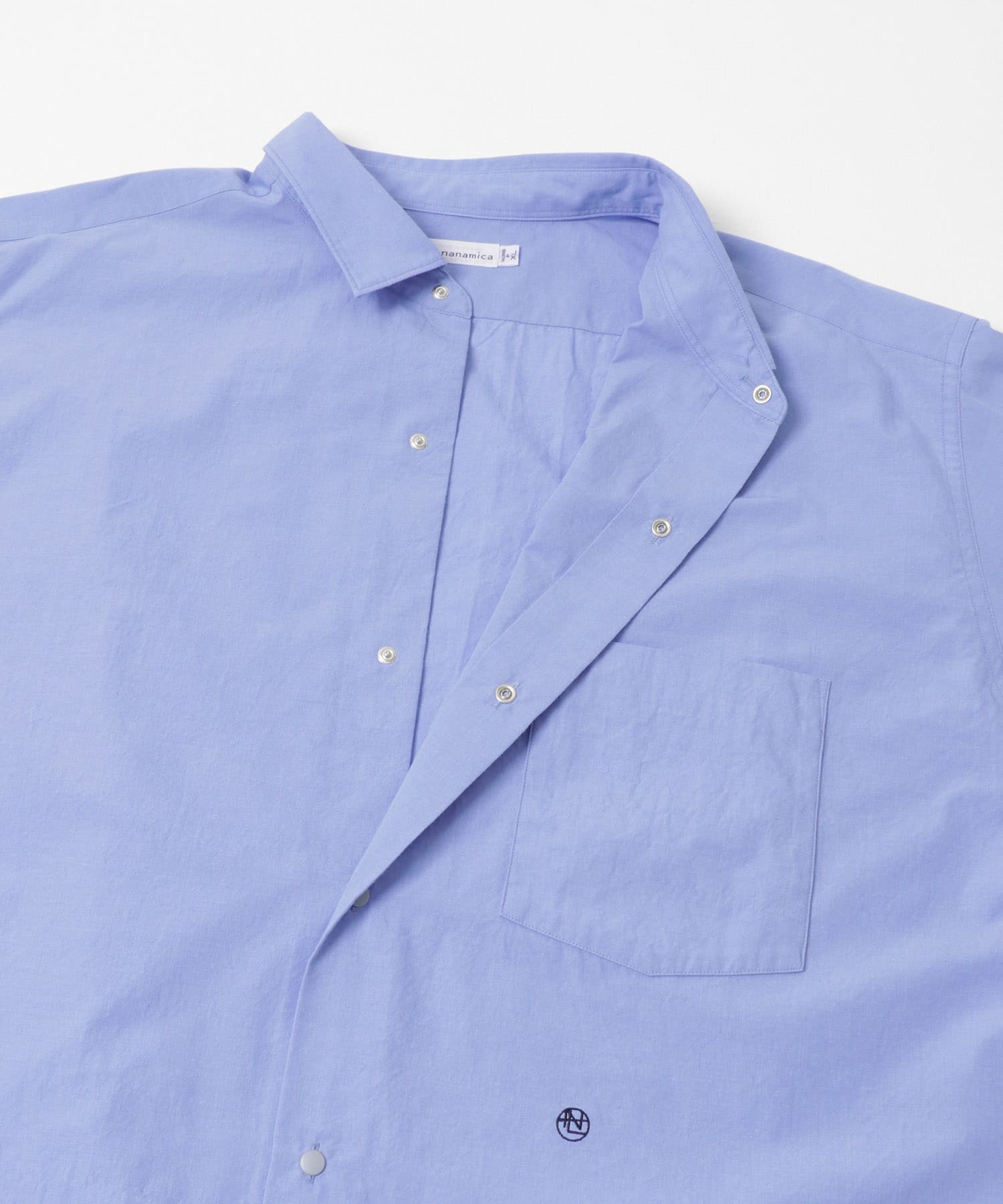 nanamica Regular Collar Wind Shirts(M Sax): トップス｜URBAN