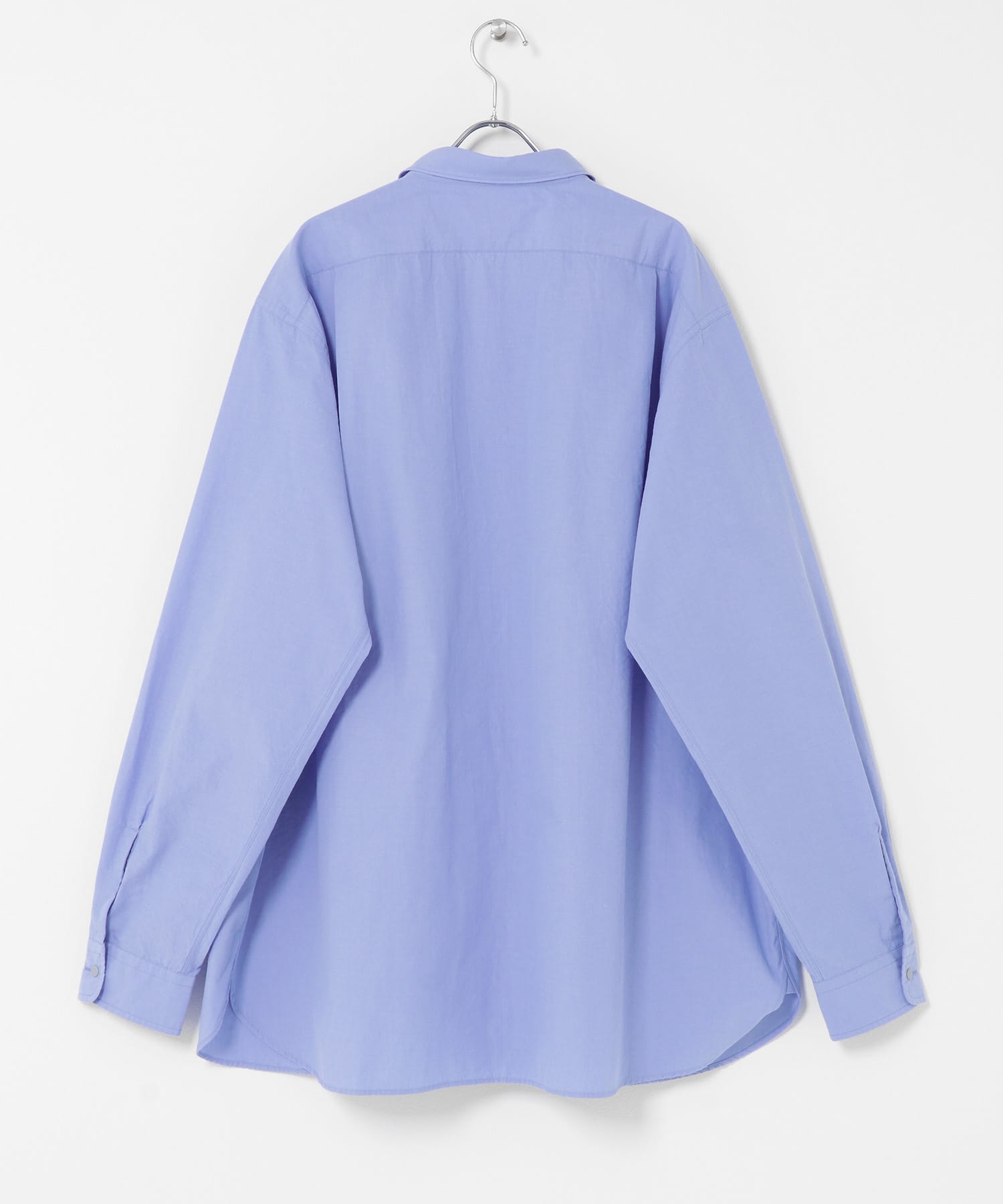 nanamica　Regular Collar Wind Shirts Sax M