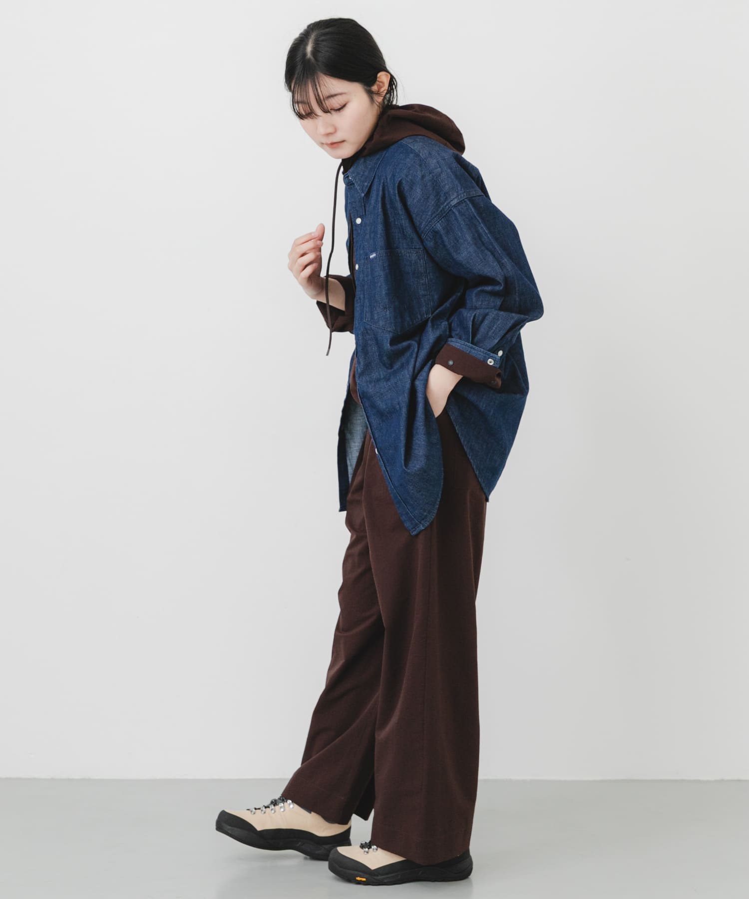 身長：169cm サイズ：one