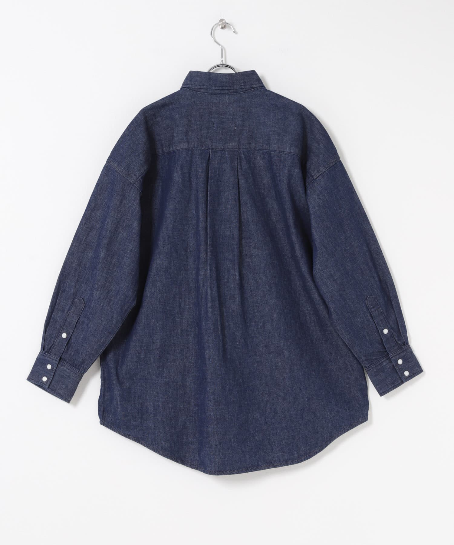 『別注』Wrangler×EKAL　LONG-SLEEVEデニムワークシャツ O.W Free