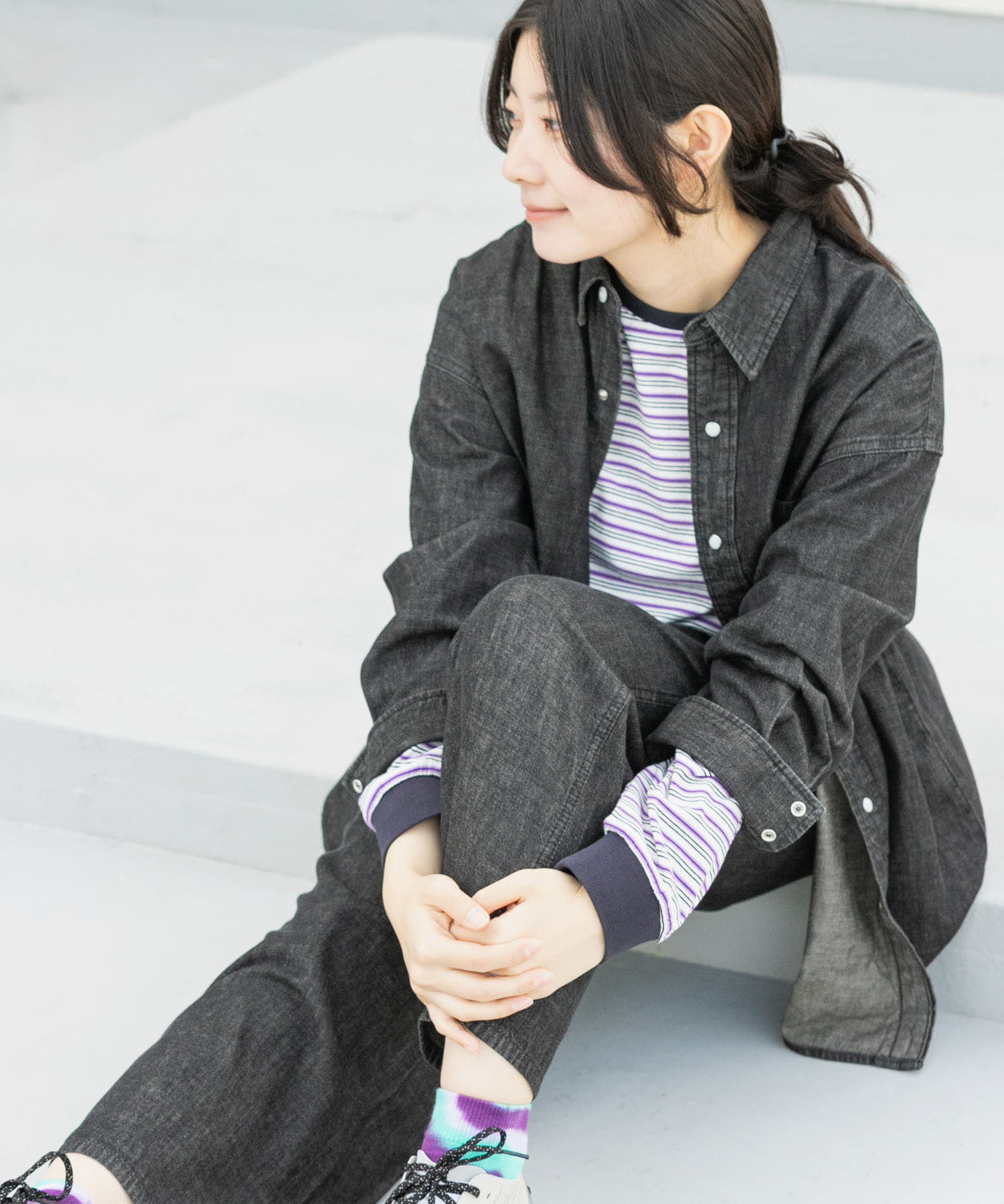 身長：169cm サイズ：one